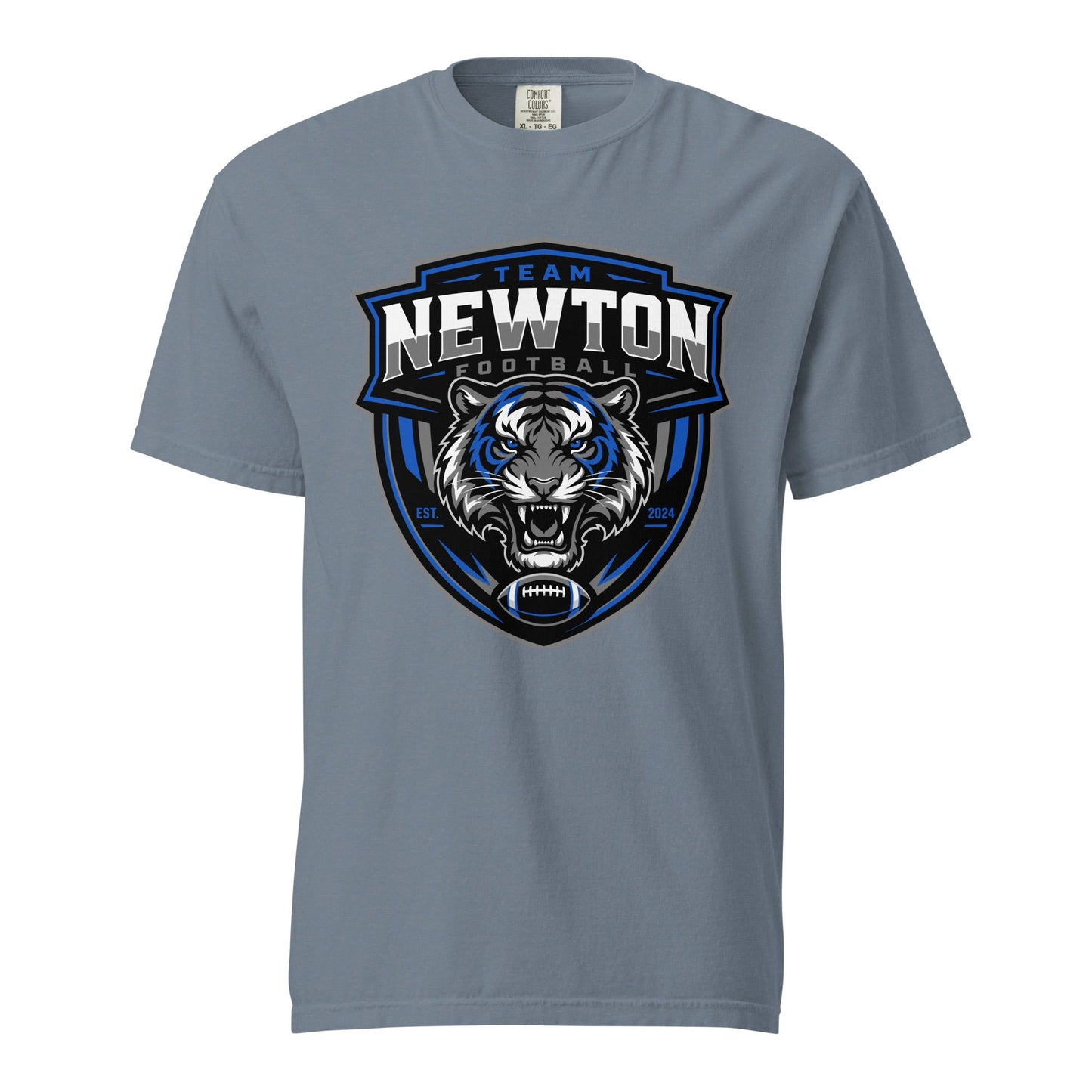 Signature | Comfort Colors T-Shirt | Newton Youth football league | Shield Logo