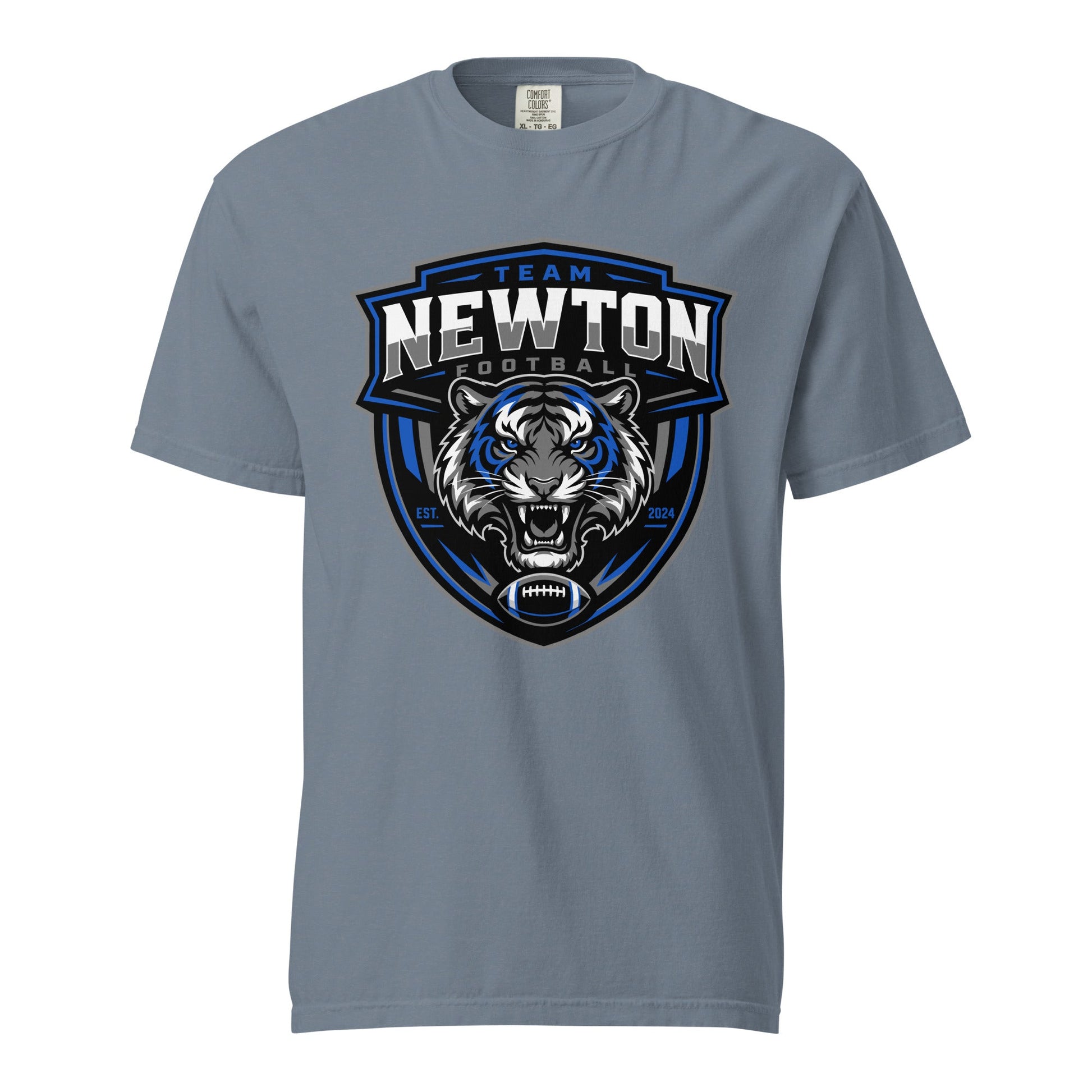 Signature | Comfort Colors T-Shirt | Newton Youth football league | Shield Logo