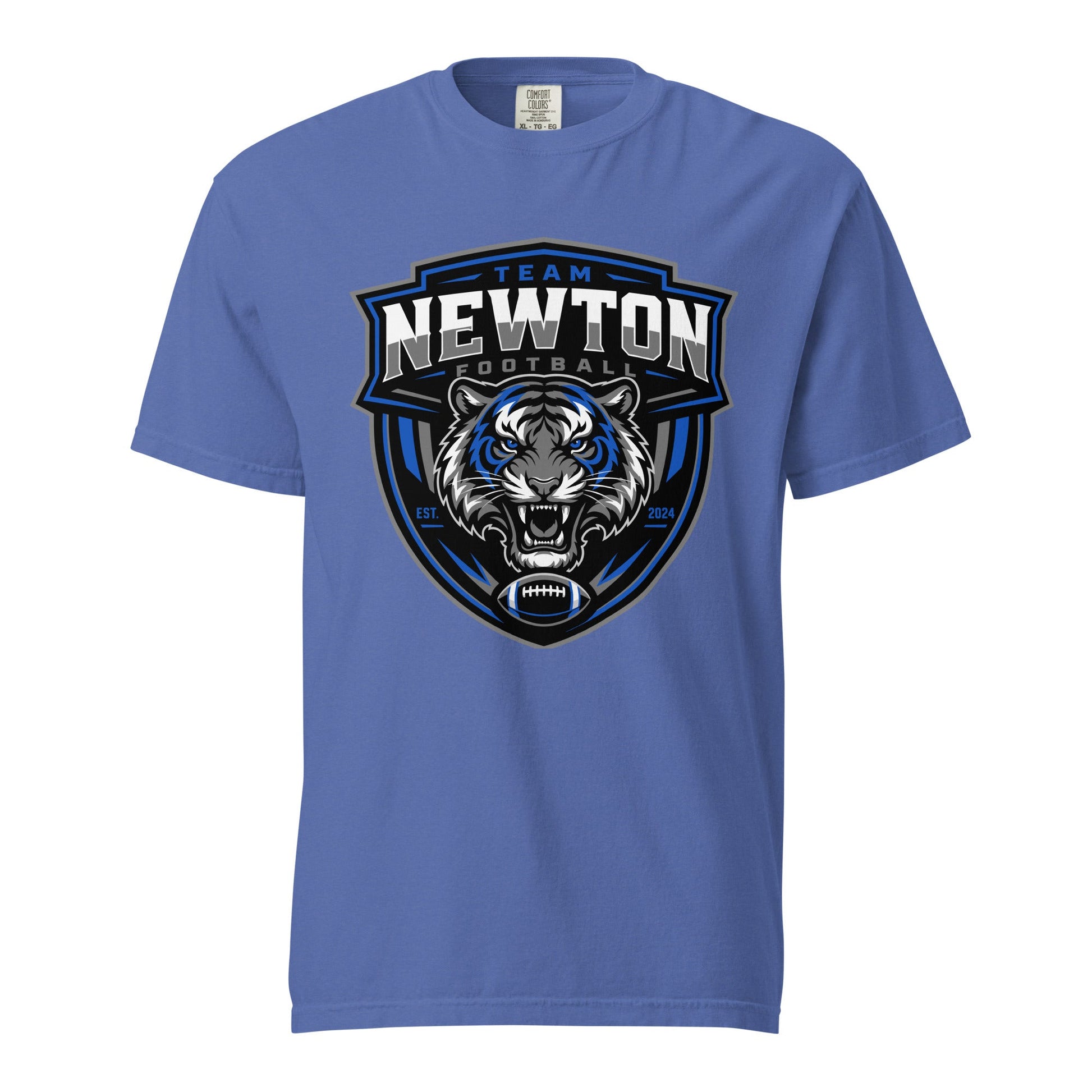 Signature | Comfort Colors T-Shirt | Newton Youth football league | Shield Logo