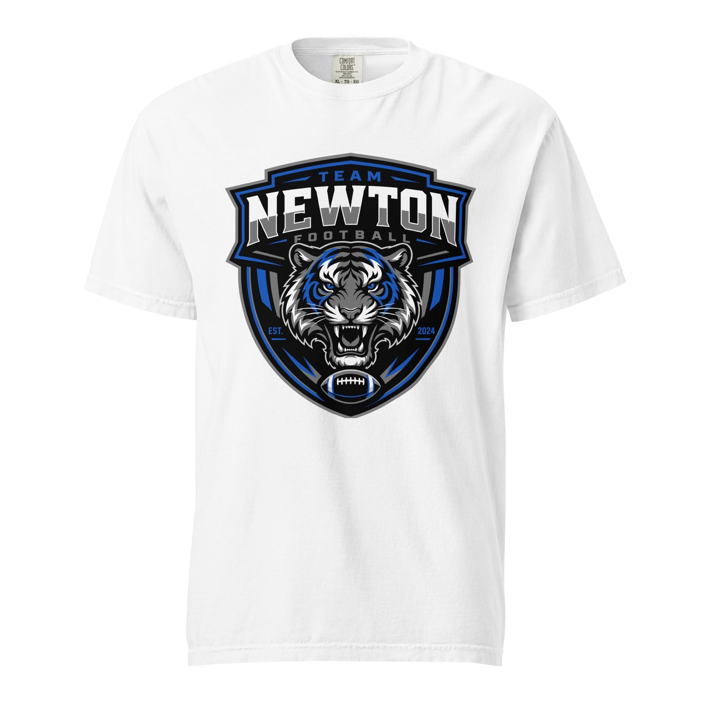 Signature | Comfort Colors T-Shirt | Newton Youth football league | Shield Logo
