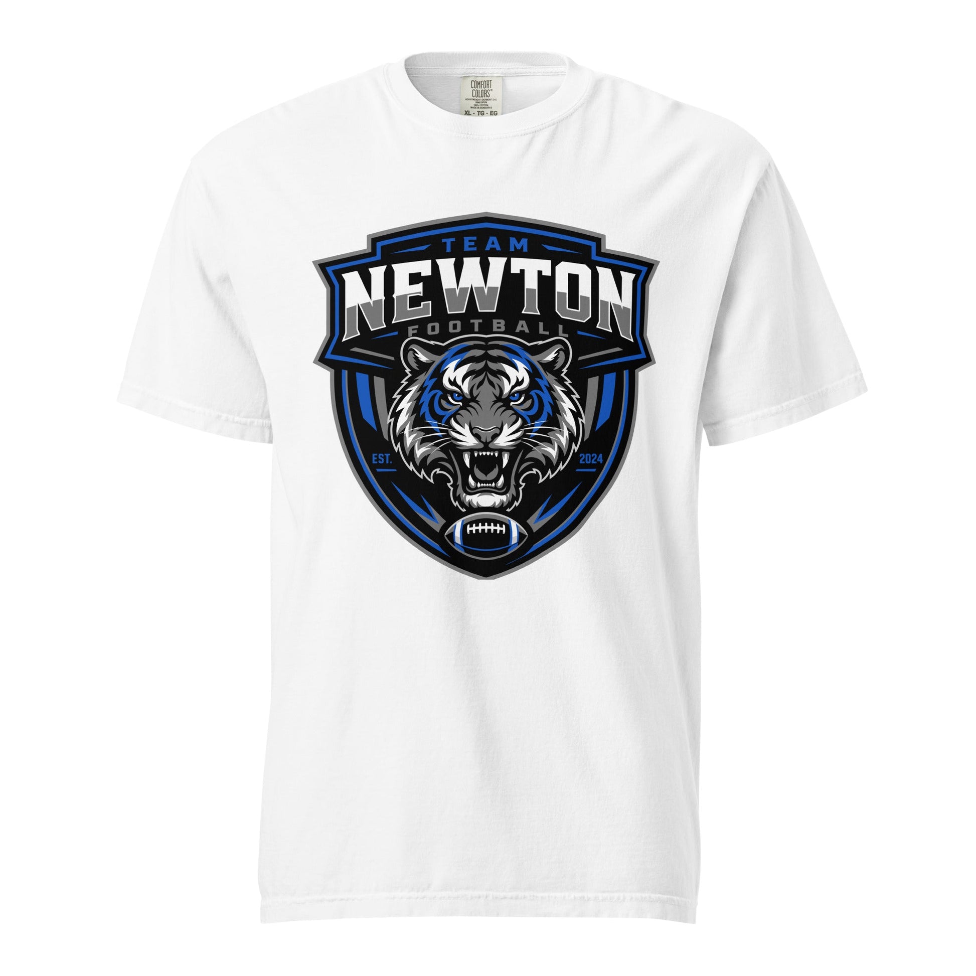 Signature | Comfort Colors T-Shirt | Newton Youth football league | Shield Logo