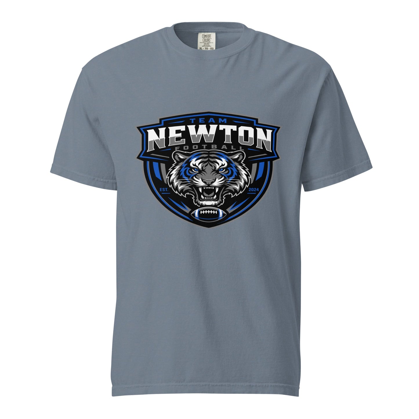 Signature | Comfort Colors T-Shirt | Newton Youth football league | Shield Logo
