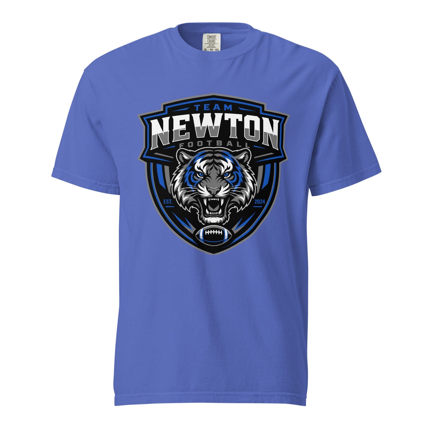 Signature | Comfort Colors T-Shirt | Newton Youth football league | Shield Logo