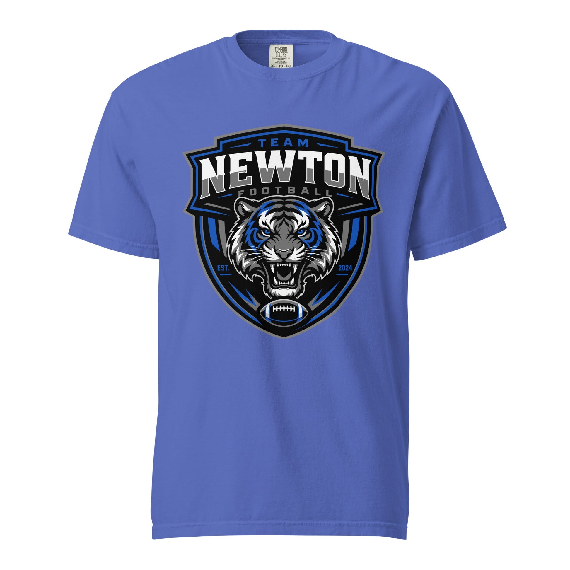 Signature | Comfort Colors T-Shirt | Newton Youth football league | Shield Logo