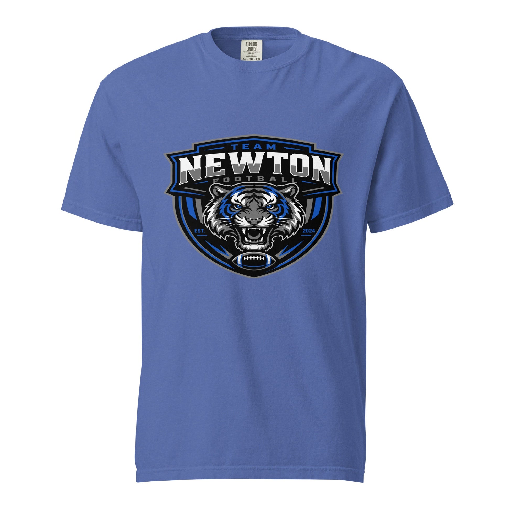 Signature | Comfort Colors T-Shirt | Newton Youth football league | Shield Logo