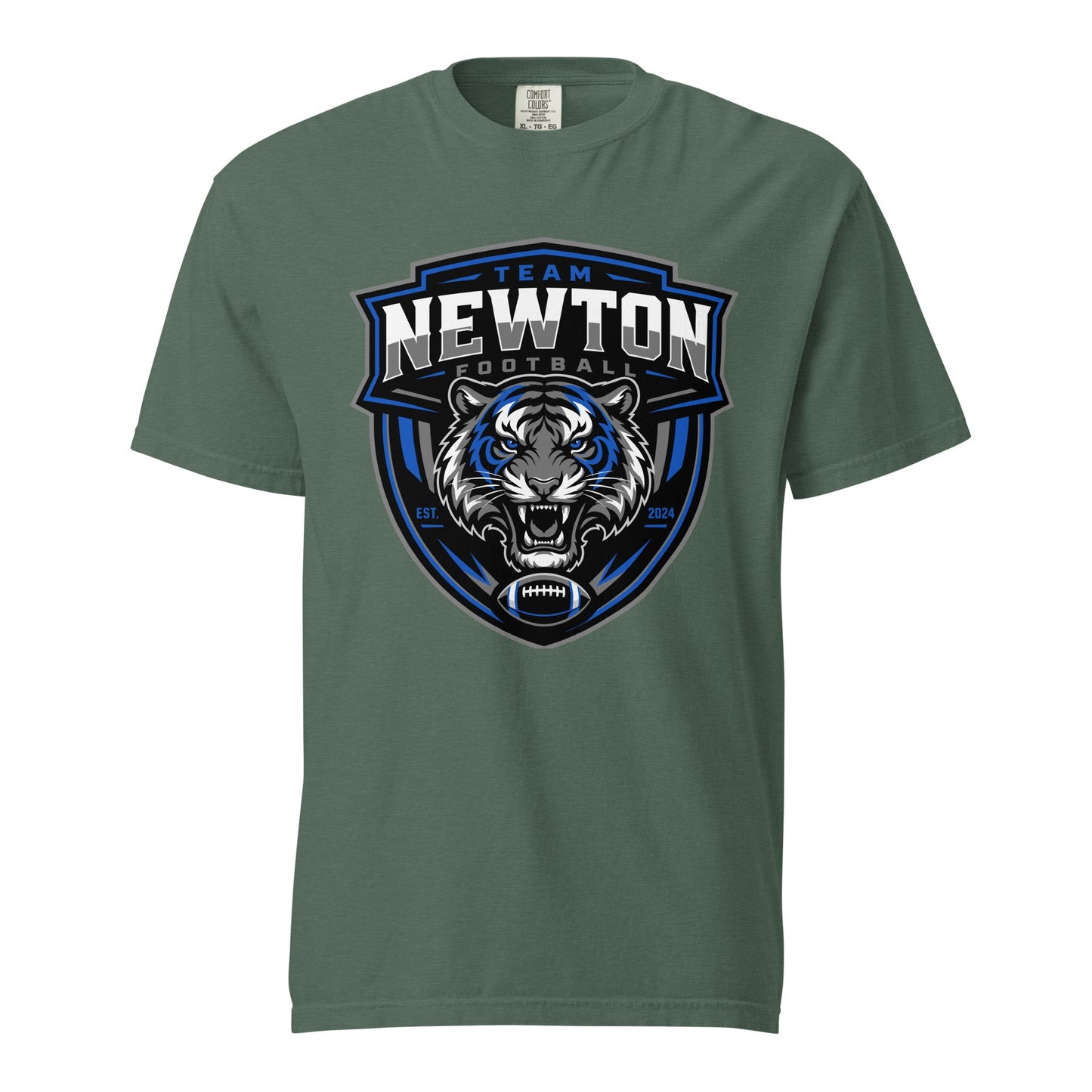Signature | Comfort Colors T-Shirt | Newton Youth football league | Shield Logo