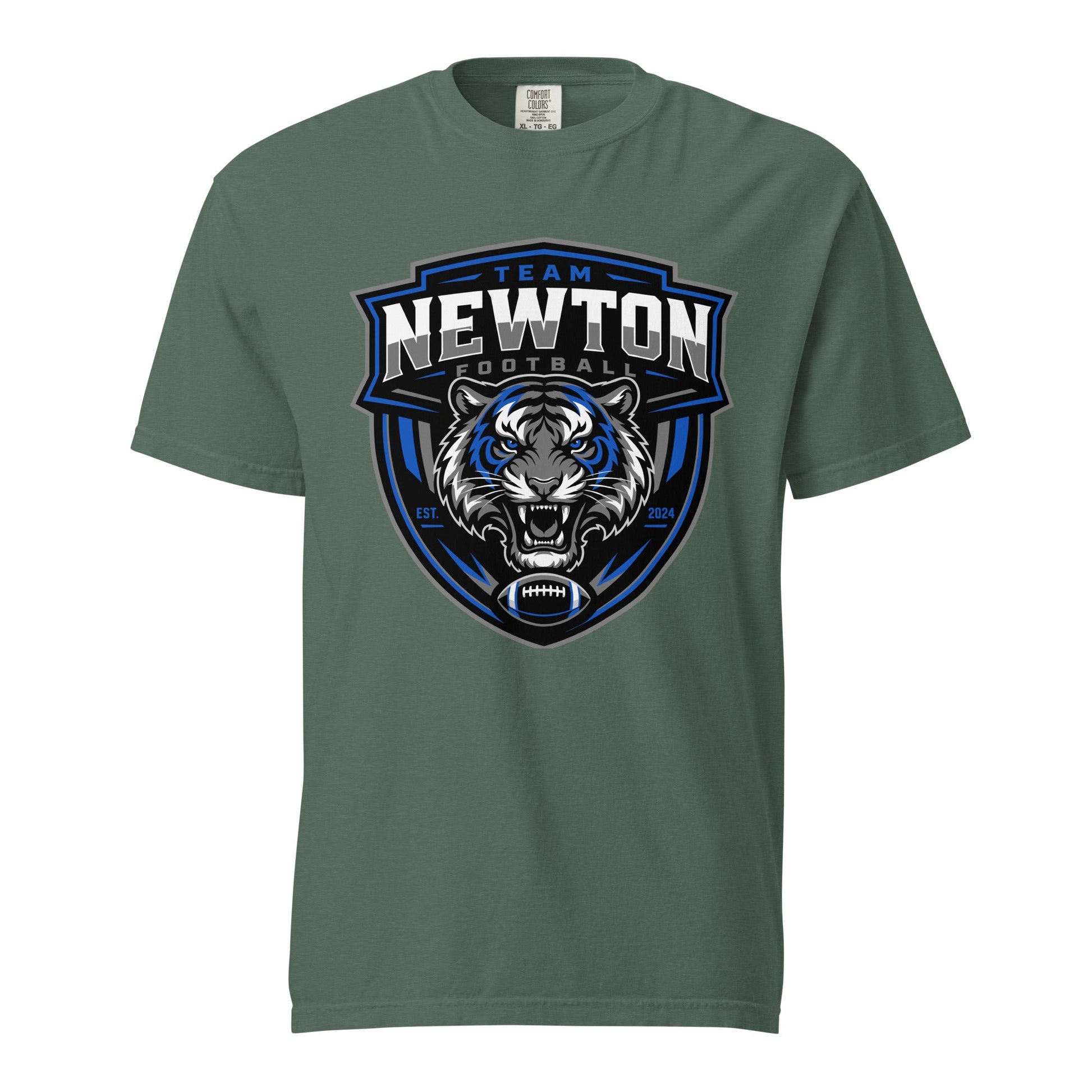 Signature | Comfort Colors T-Shirt | Newton Youth football league | Shield Logo