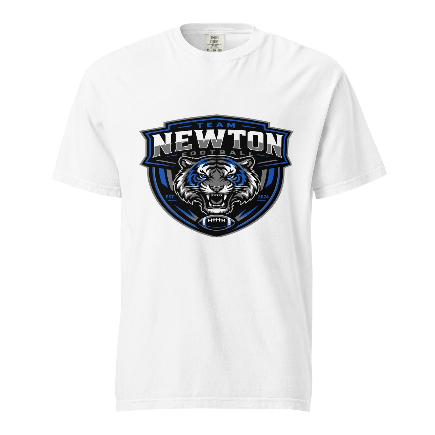 Signature | Comfort Colors T-Shirt | Newton Youth football league | Shield Logo