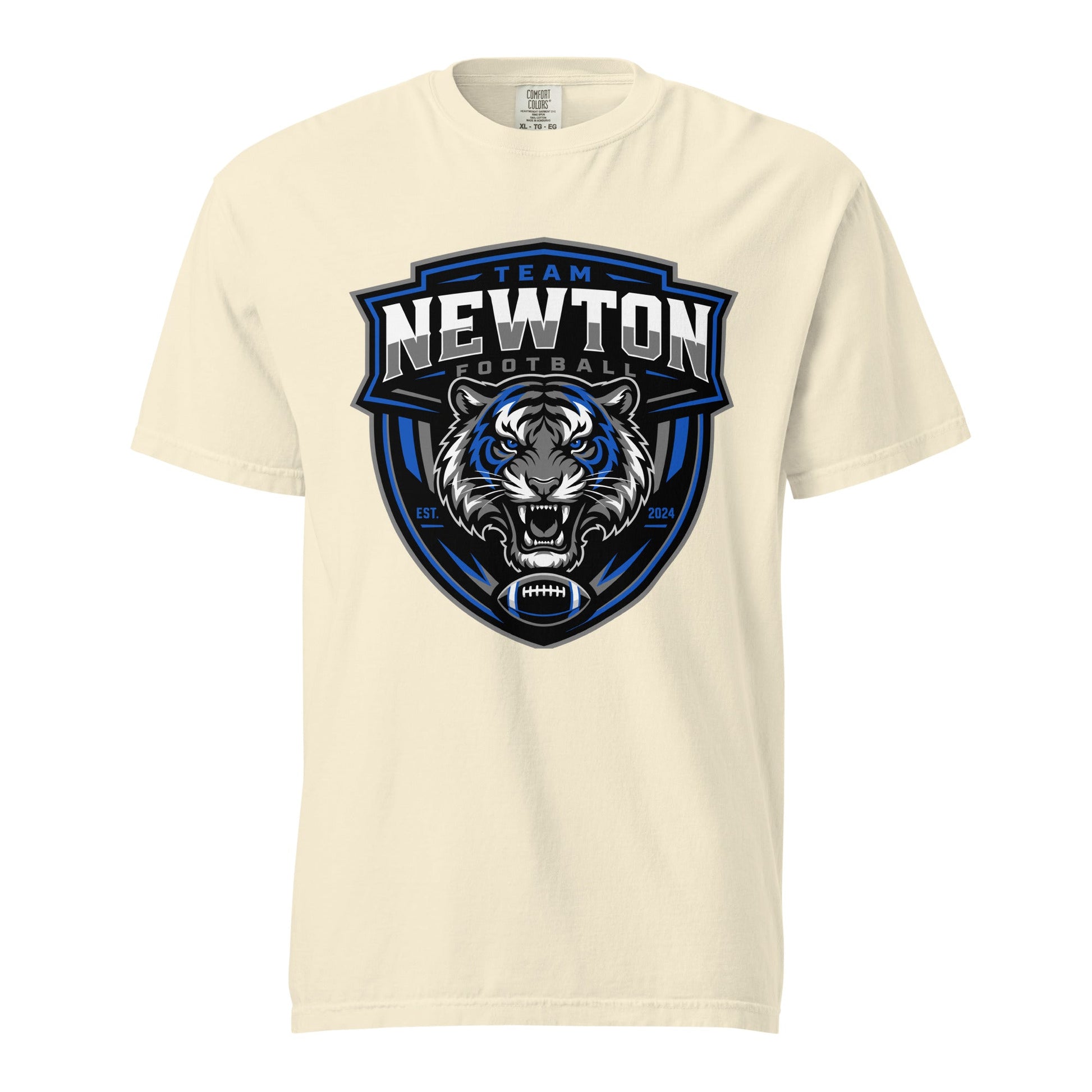 Signature | Comfort Colors T-Shirt | Newton Youth football league | Shield Logo