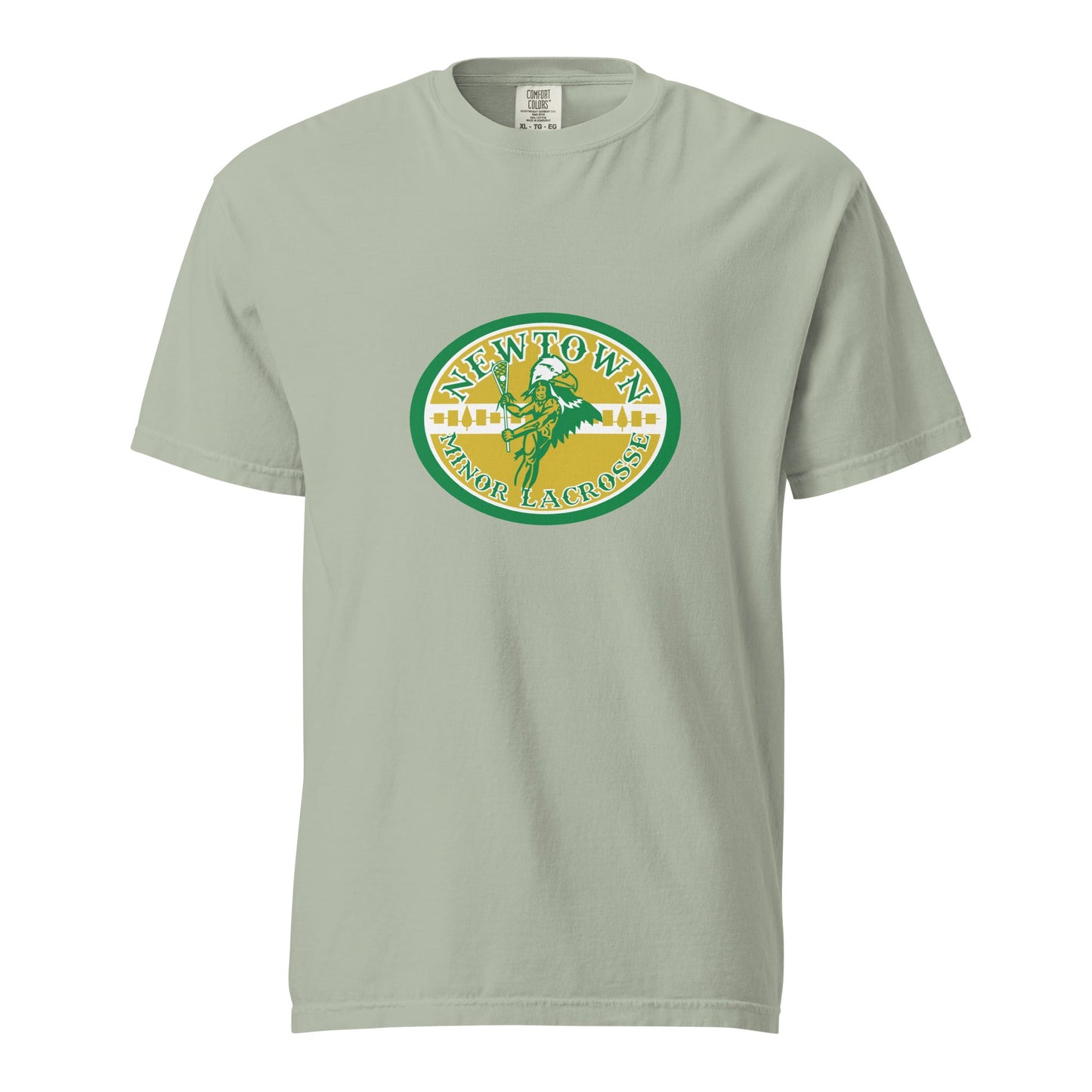 Signature | Comfort Colors T-Shirt | Newtown Minor Lacrosse | Emblem Logo