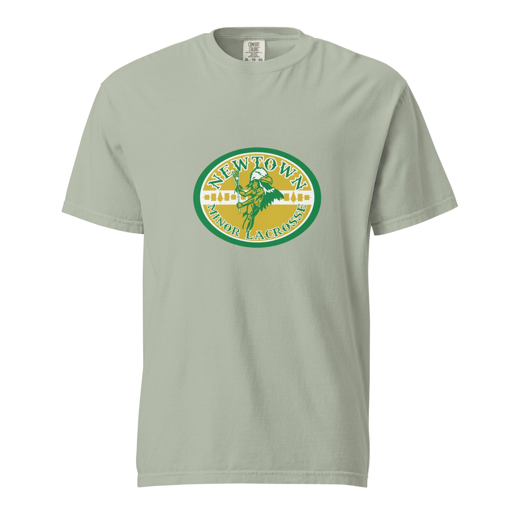 Signature | Comfort Colors T-Shirt | Newtown Minor Lacrosse | Emblem Logo