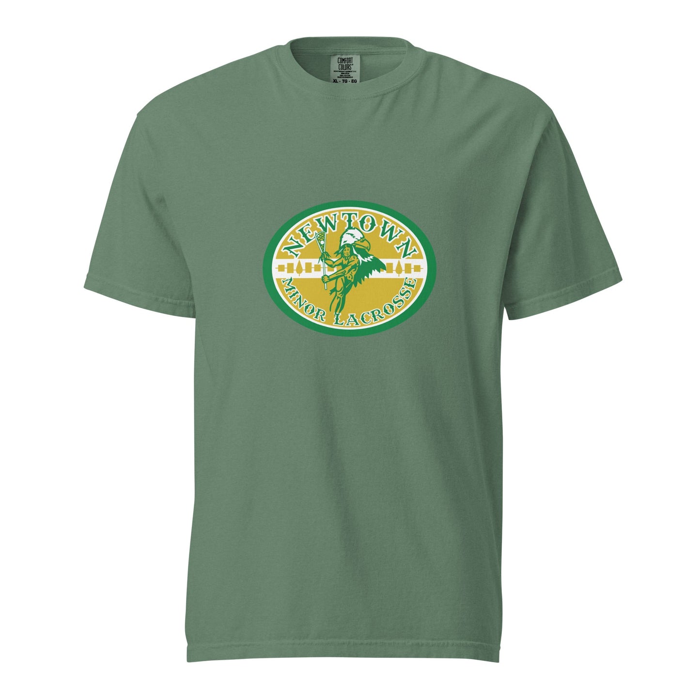 Signature | Comfort Colors T-Shirt | Newtown Minor Lacrosse | Emblem Logo