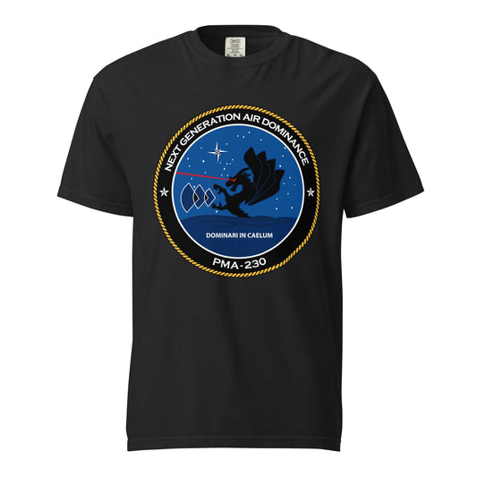 Signature | Comfort Colors T-Shirt | Next Generation Air Dominance | Badge Logo