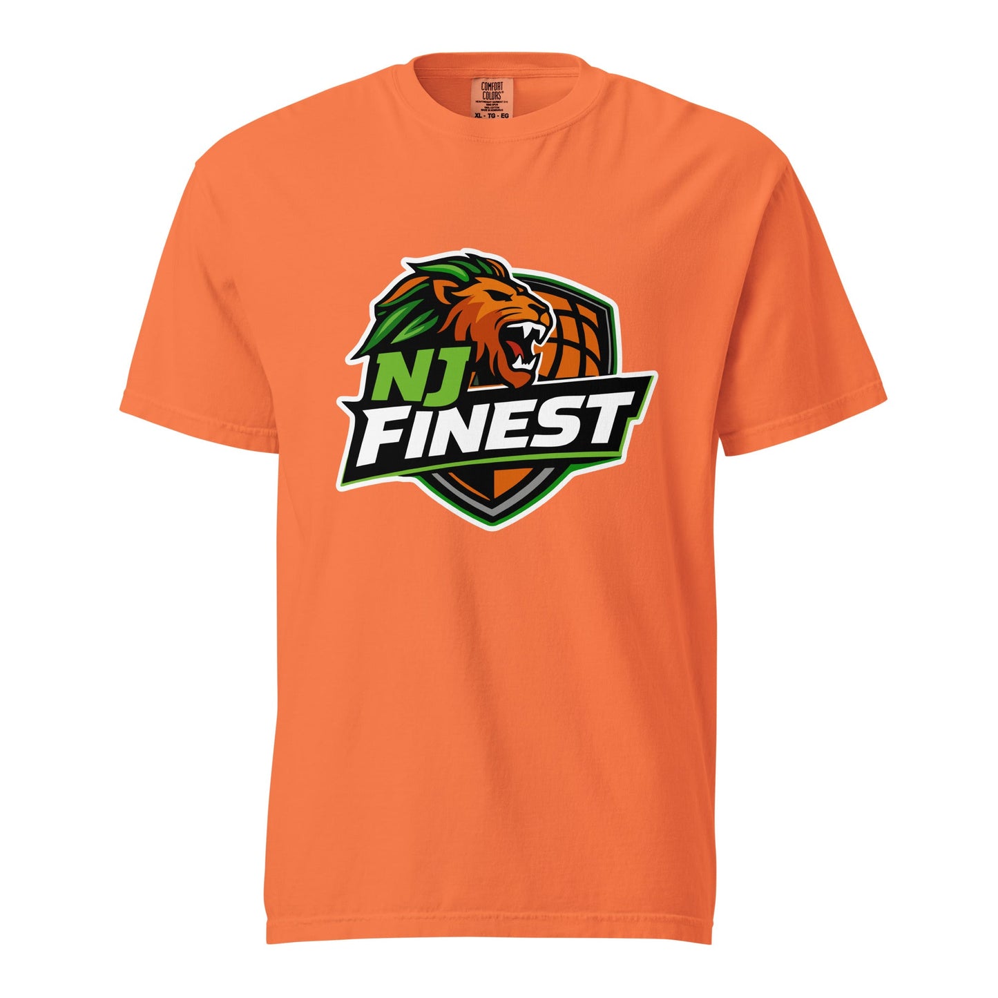 Signature | Comfort Colors T-Shirt | NJ Finest AAU Elite | Emblem Logo