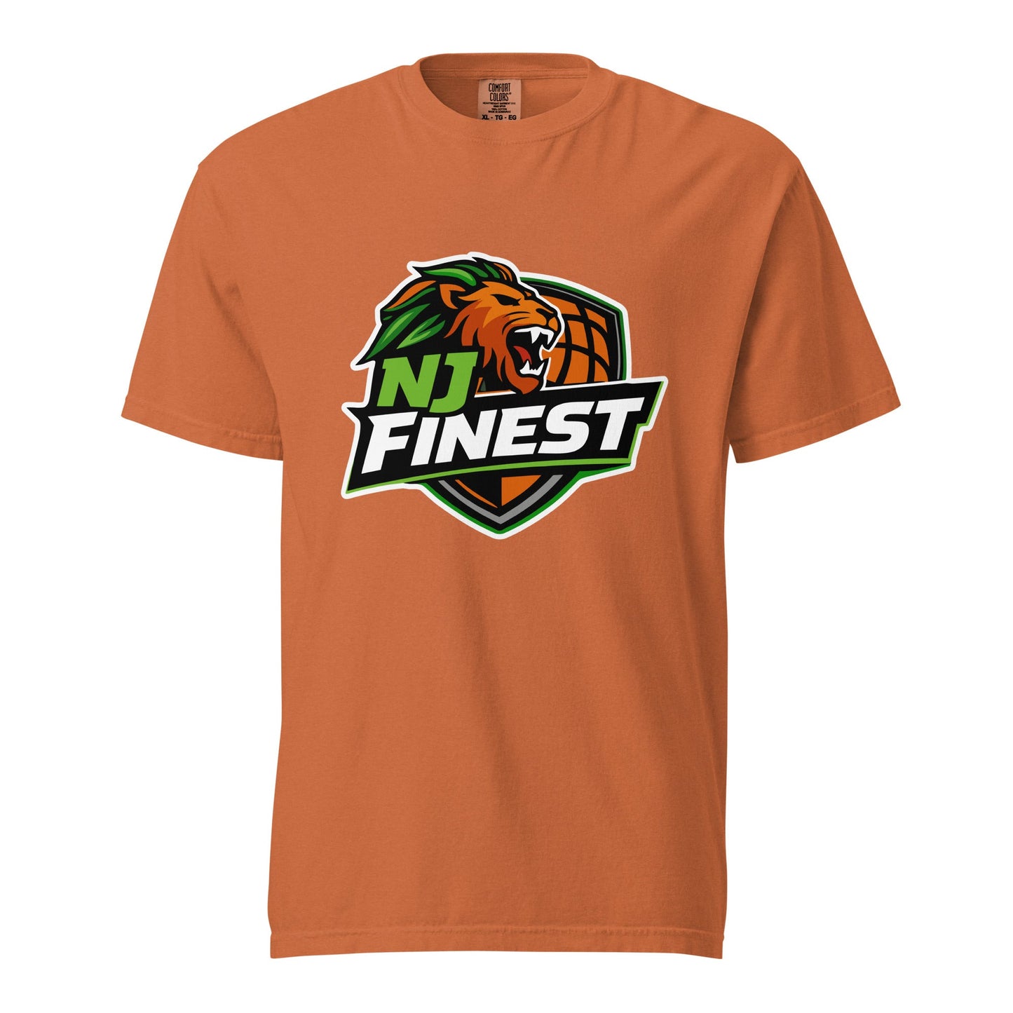 Signature | Comfort Colors T-Shirt | NJ Finest AAU Elite | Emblem Logo