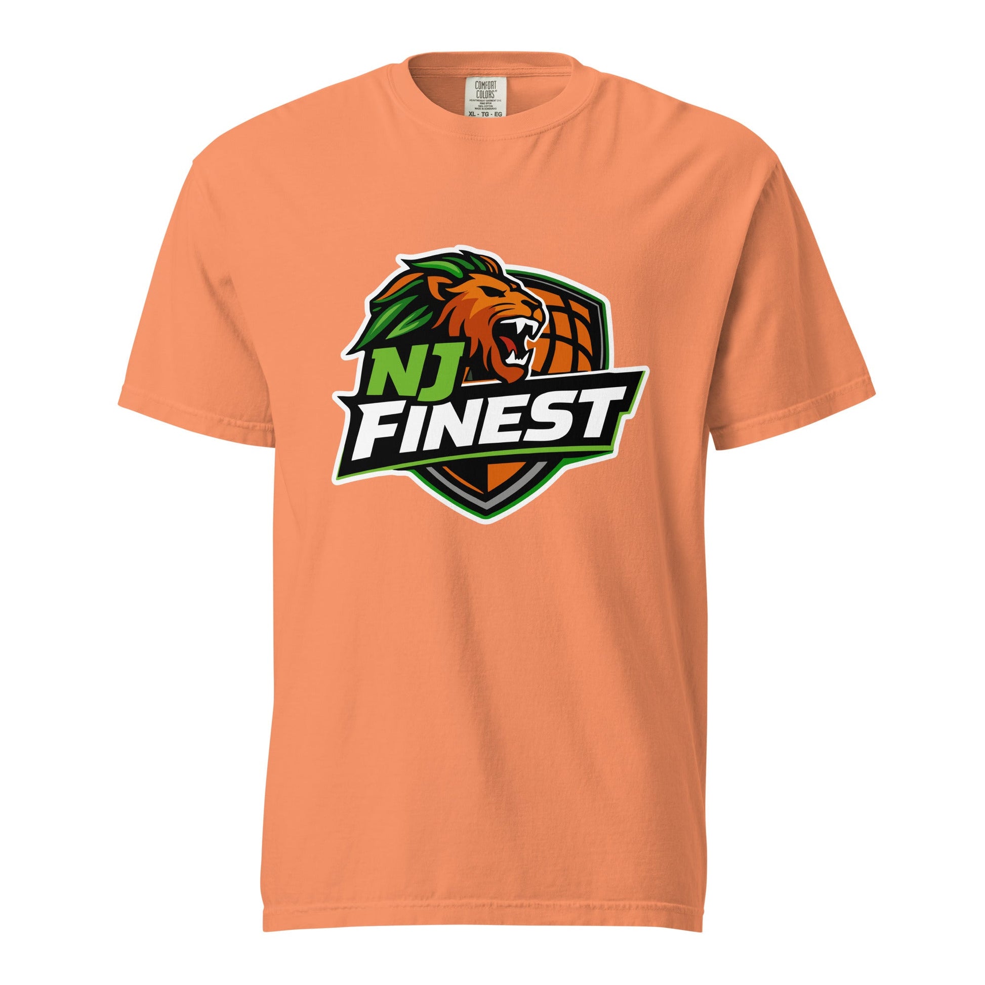 Signature | Comfort Colors T-Shirt | NJ Finest AAU Elite | Emblem Logo
