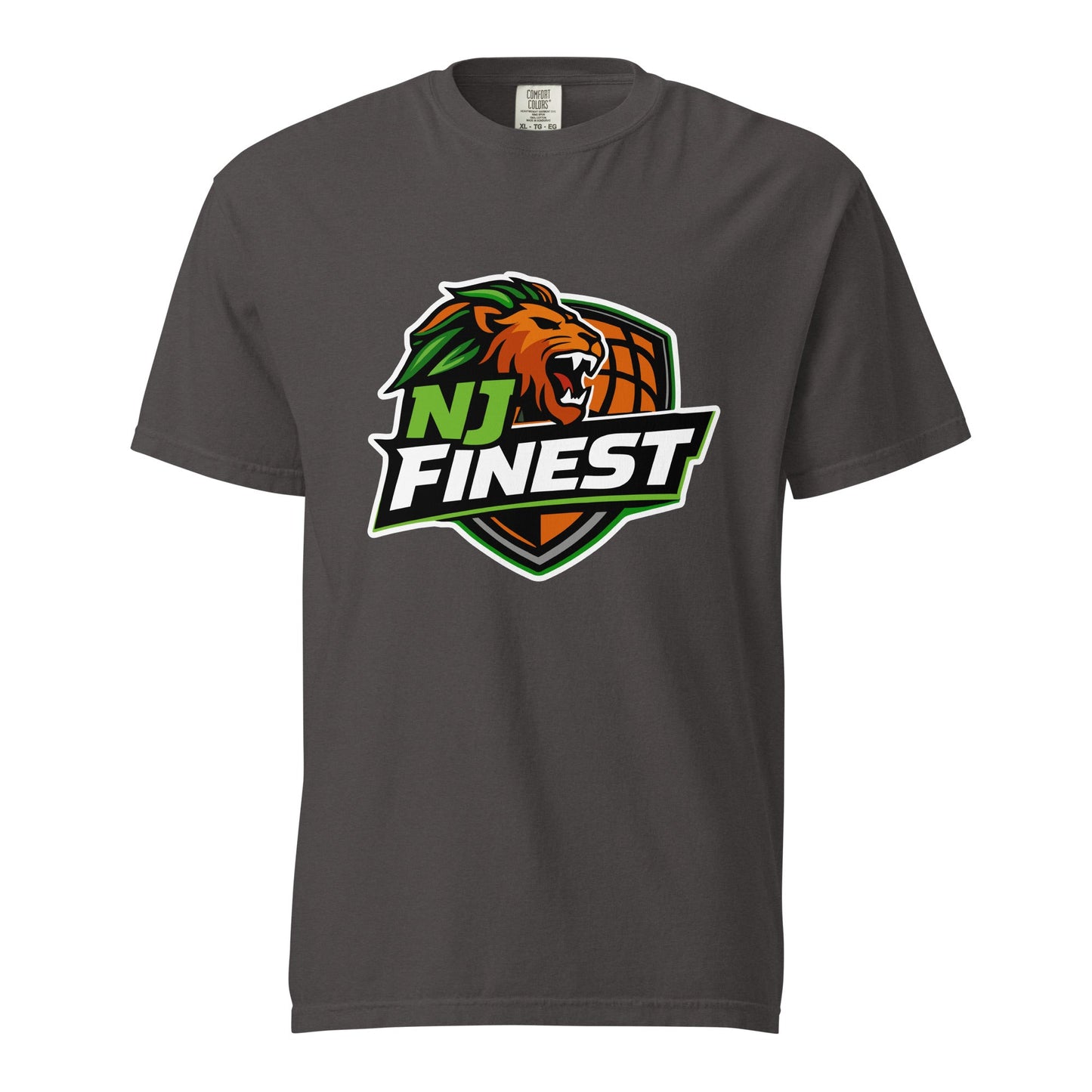 Signature | Comfort Colors T-Shirt | NJ Finest AAU Elite | Emblem Logo