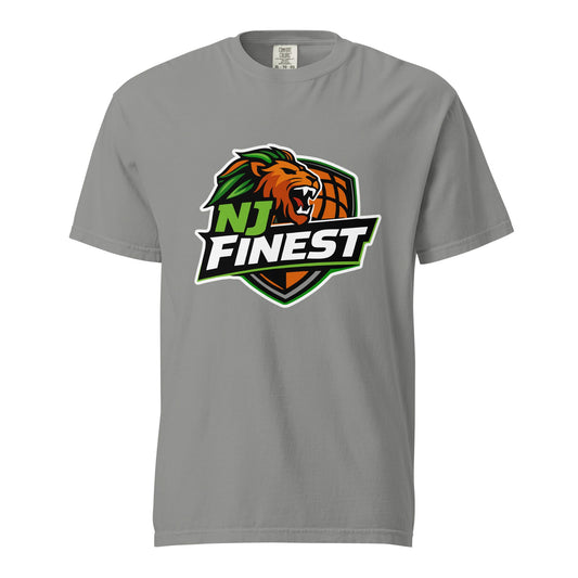 Signature | Comfort Colors T-Shirt | NJ Finest AAU Elite | Emblem Logo