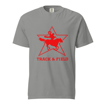 Signature | Comfort Colors T-Shirt | North Lake Track and Field | Cowboy T&F Logo