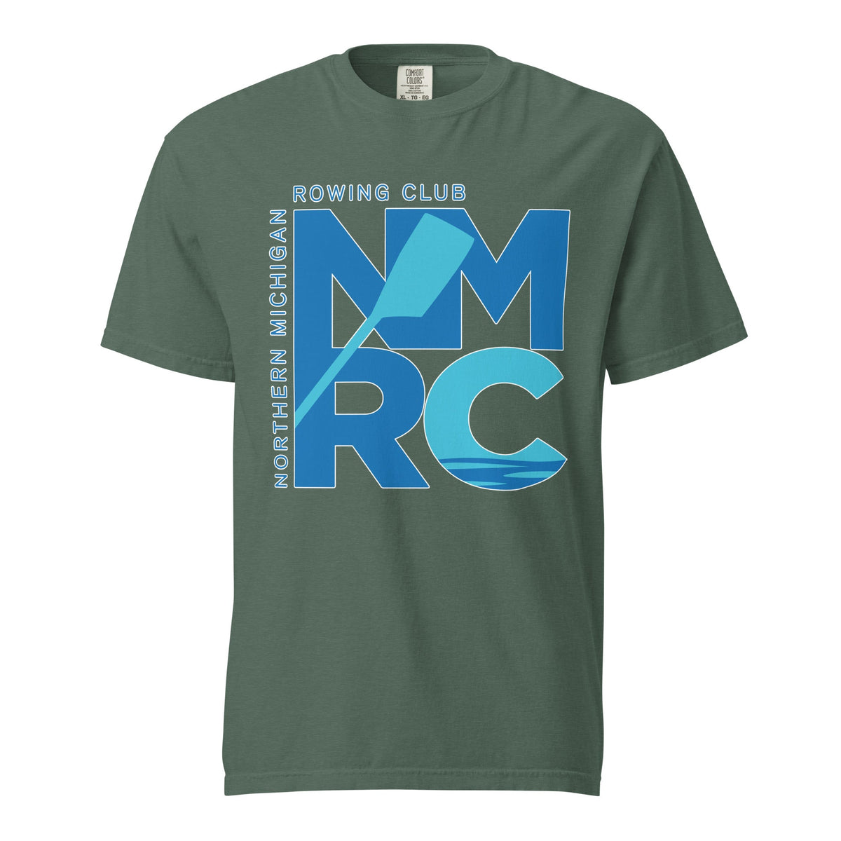 Signature | Comfort Colors T-Shirt | Northern Michigan Rowing | Modern Script Logo