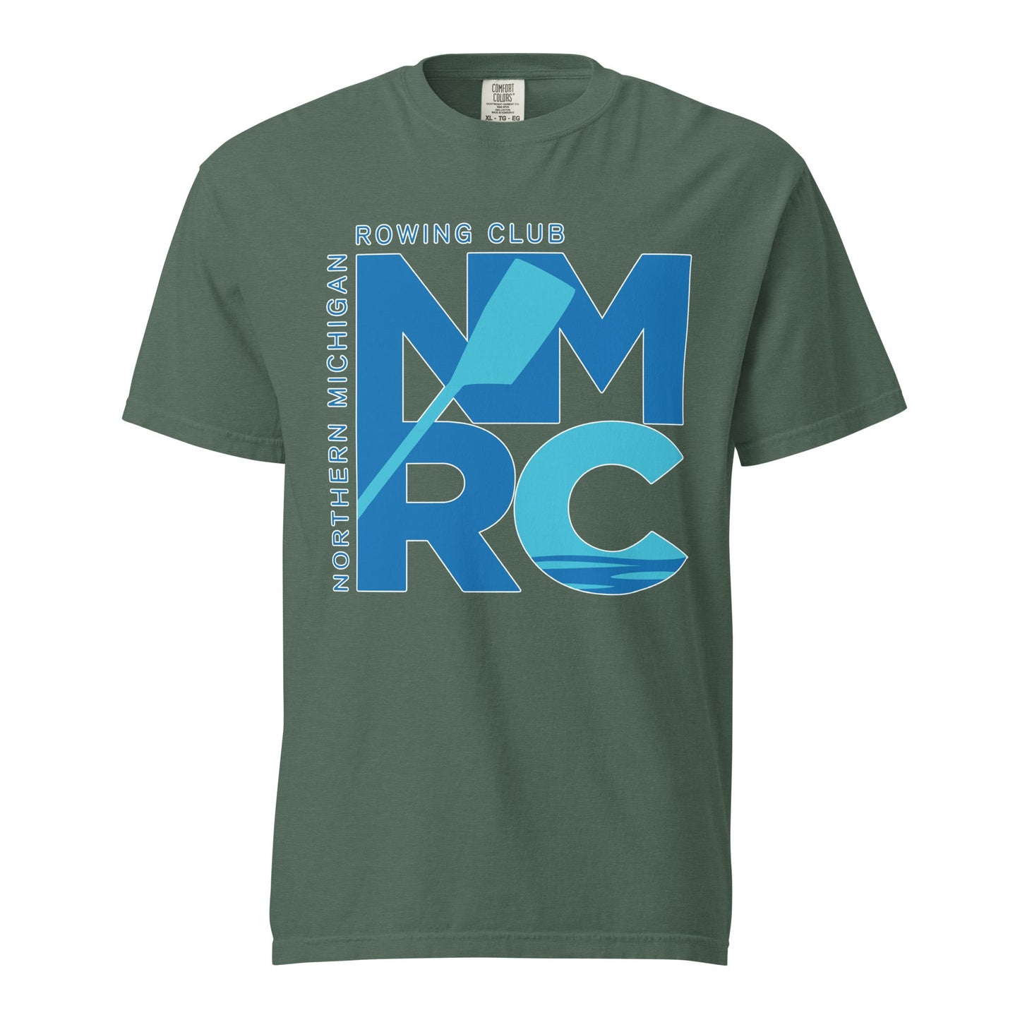 Signature | Comfort Colors T-Shirt | Northern Michigan Rowing | Modern Script Logo