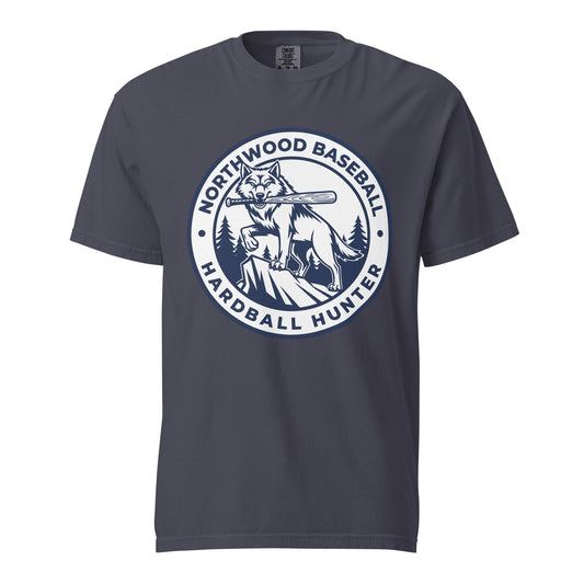 Signature | Comfort Colors T-Shirt | Northwood High School Baseball | Badge Logo