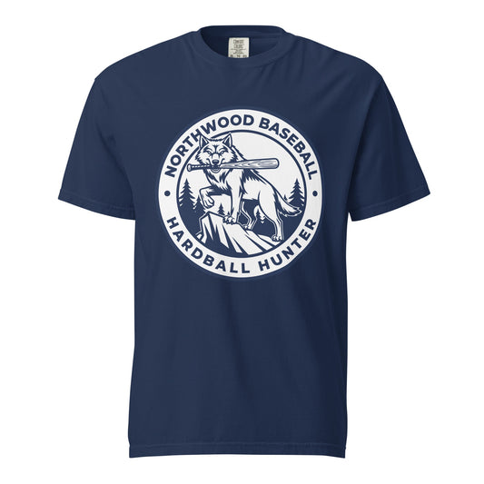 Signature | Comfort Colors T-Shirt | Northwood High School Baseball | Badge Logo