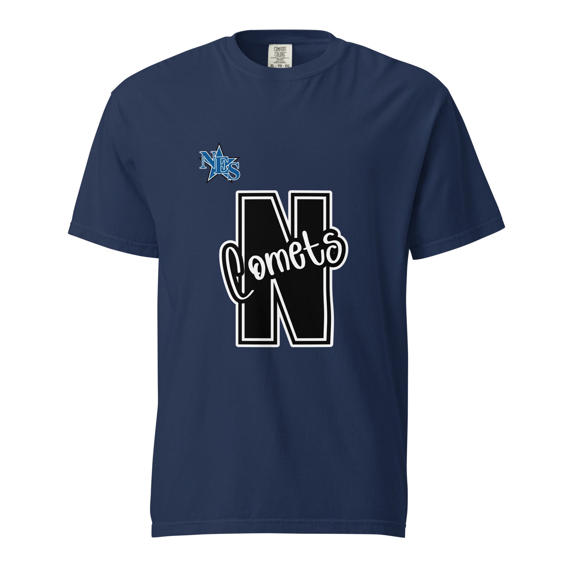 Signature | Comfort Colors T-Shirt | Norton Elementary School | N Comets Logo