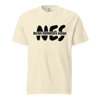 Signature | Comfort Colors T-Shirt | Norton Elementary School | NES Script Logo