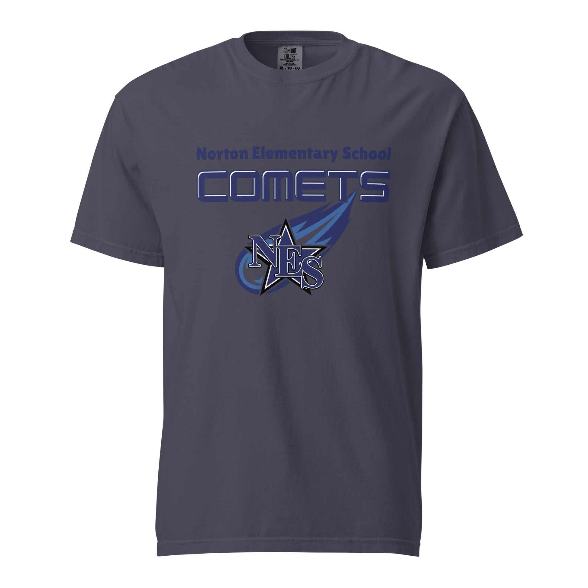 Signature | Comfort Colors T-Shirt | Norton Elementary School | Space Script Logo