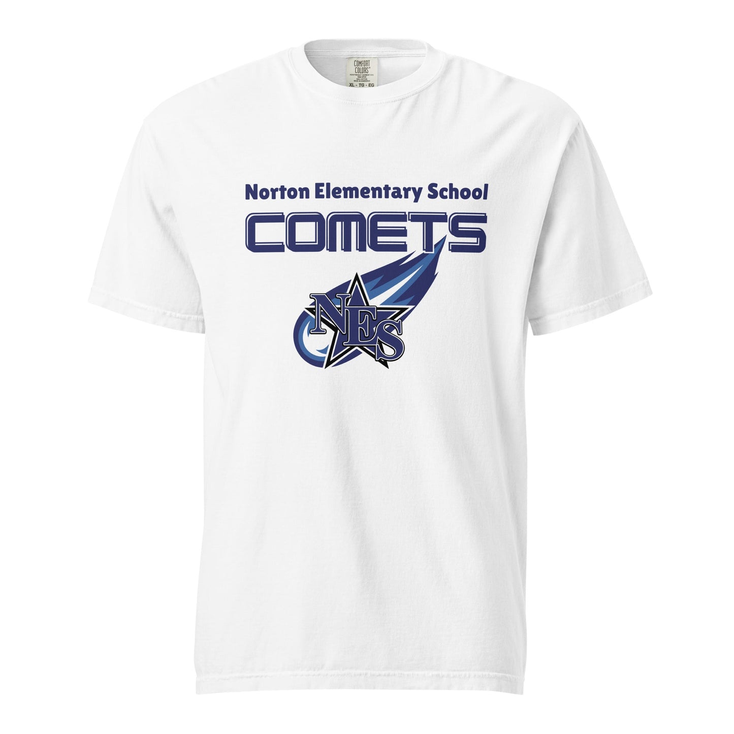 Signature | Comfort Colors T-Shirt | Norton Elementary School | Space Script Logo