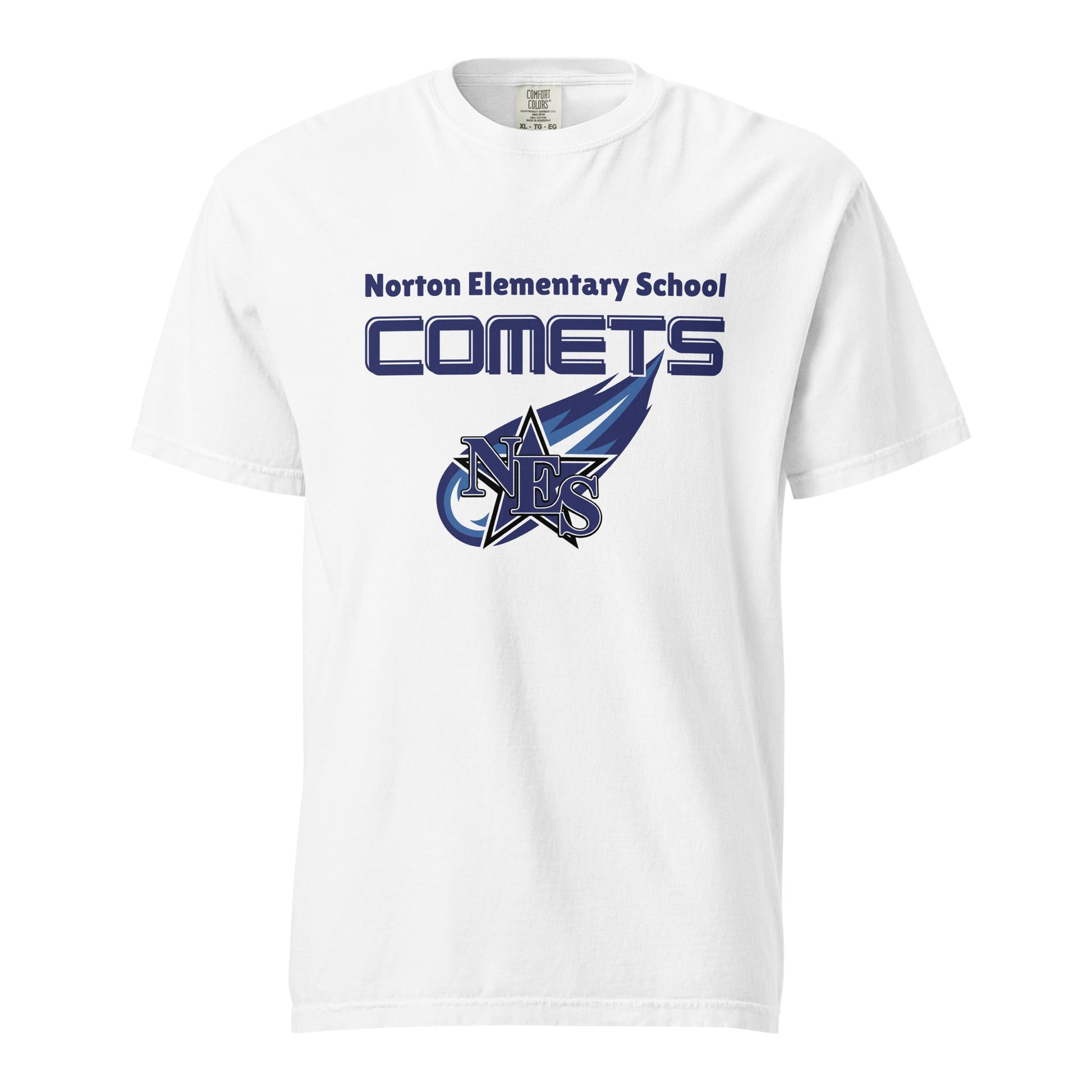Signature | Comfort Colors T-Shirt | Norton Elementary School | Space Script Logo