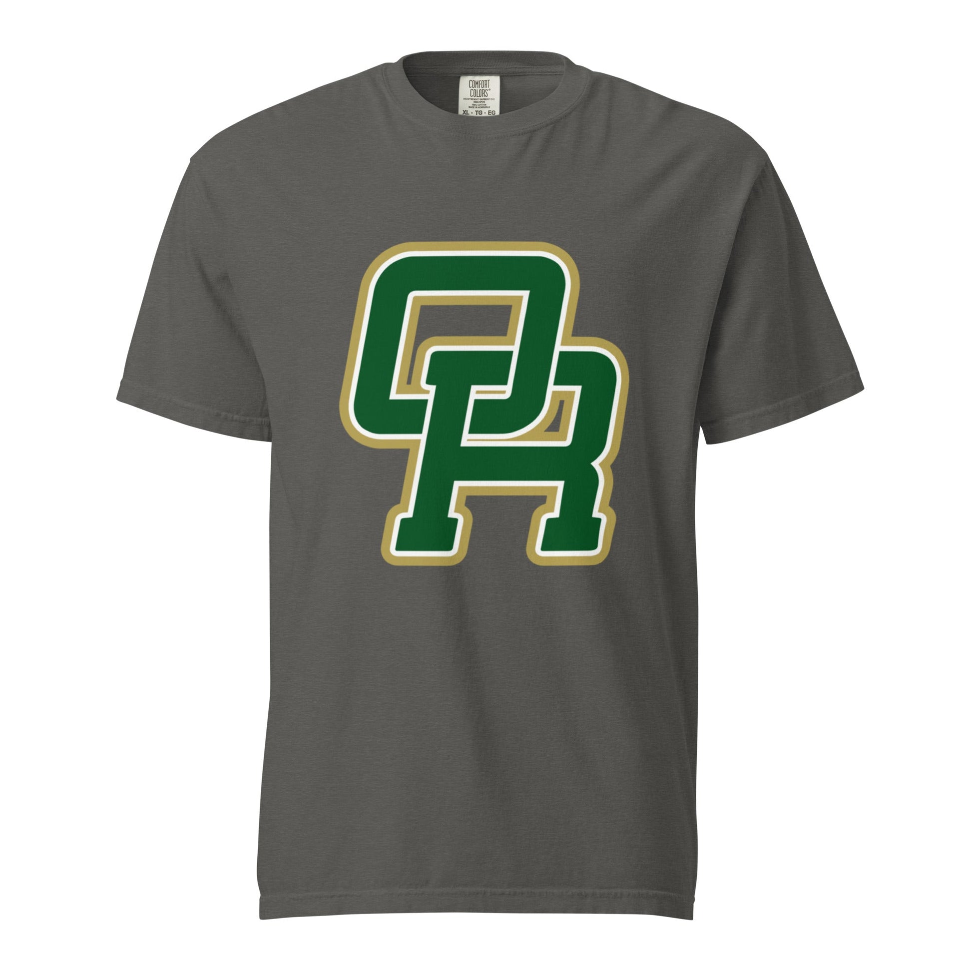 Signature | Comfort Colors T-Shirt | Oakridge Flag Football | Varsity Interlock Logo