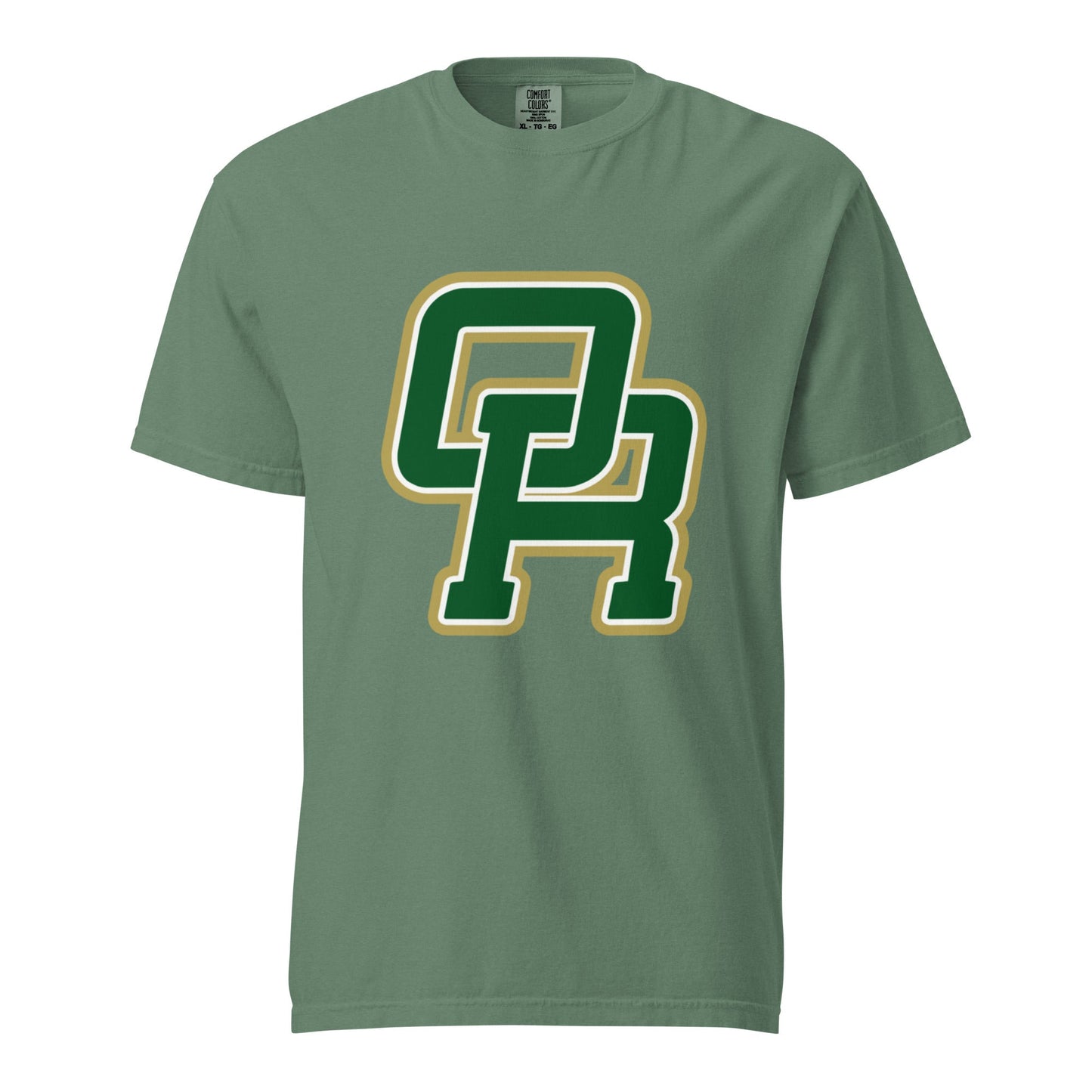 Signature | Comfort Colors T-Shirt | Oakridge Flag Football | Varsity Interlock Logo
