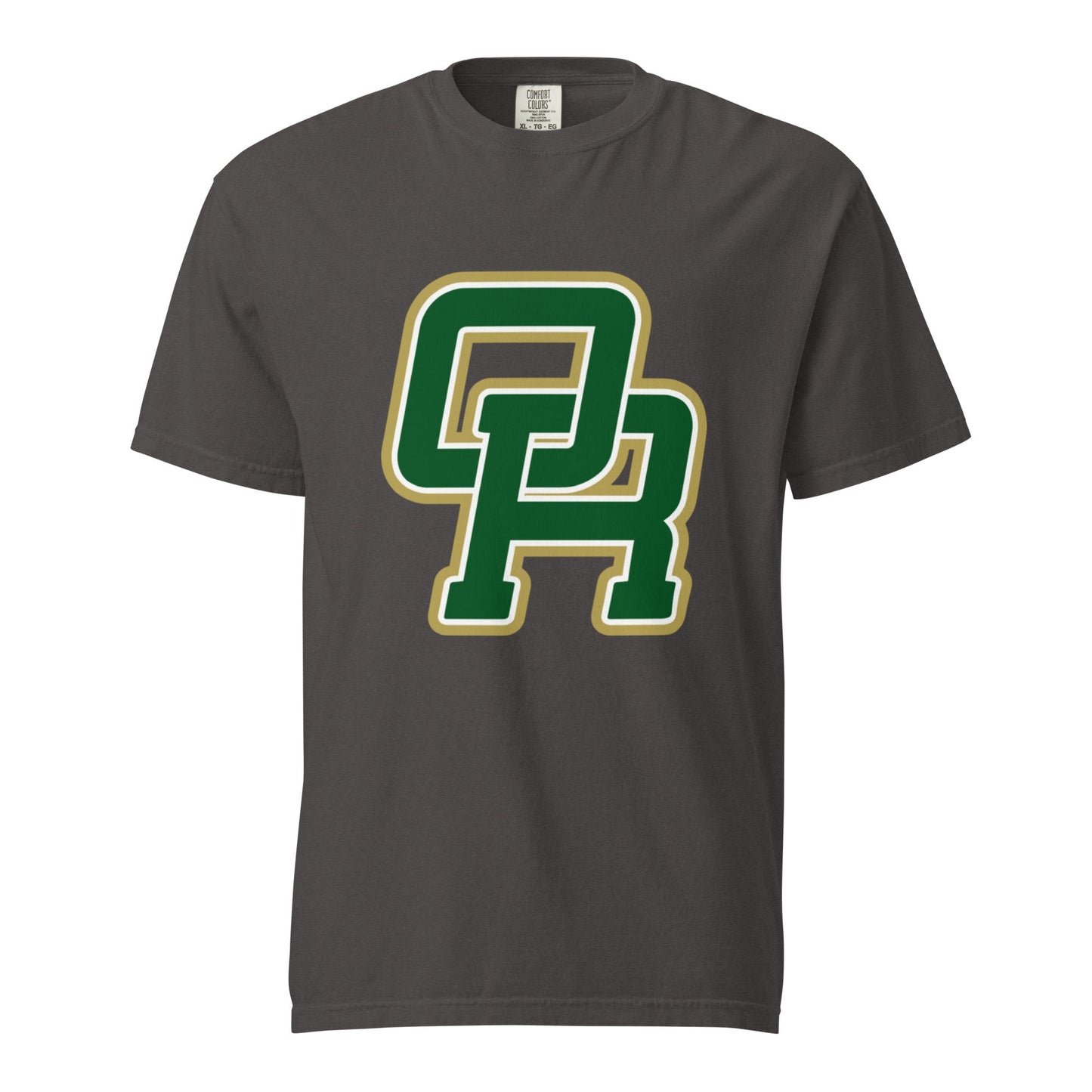 Signature | Comfort Colors T-Shirt | Oakridge Flag Football | Varsity Interlock Logo