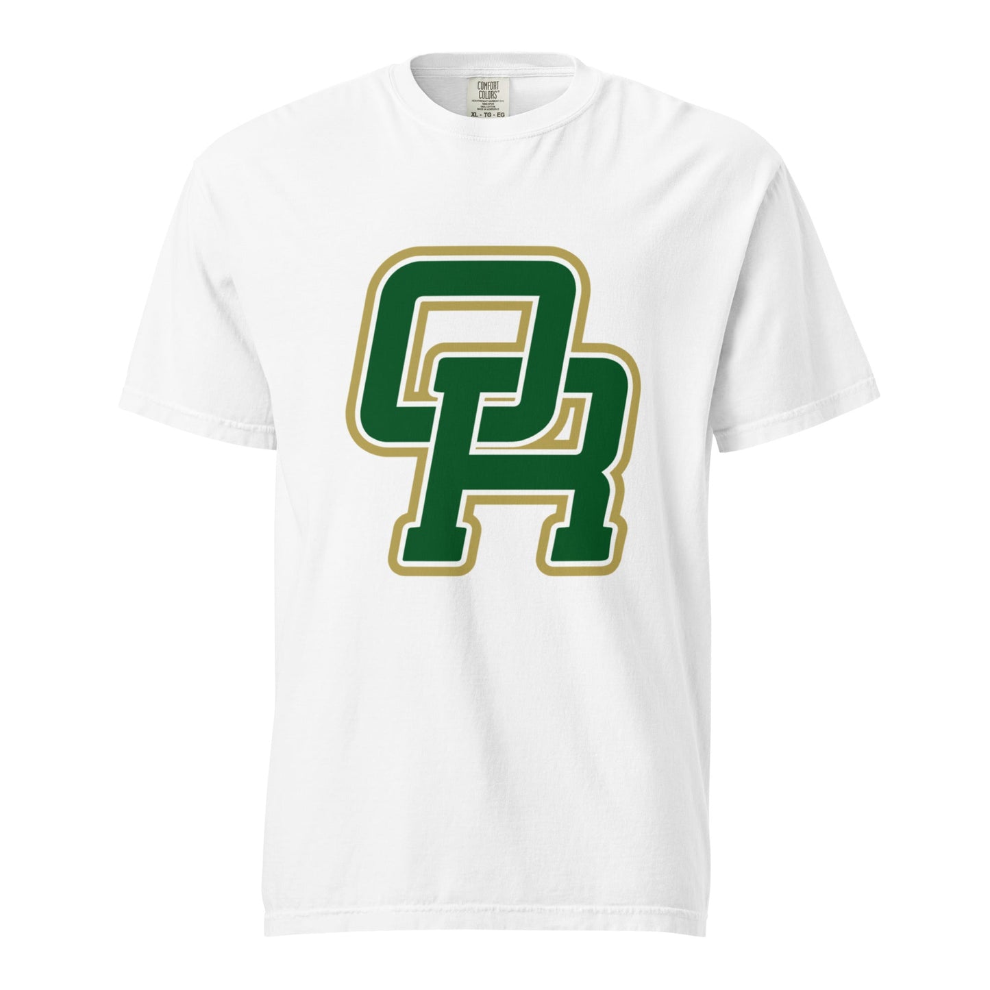 Signature | Comfort Colors T-Shirt | Oakridge Flag Football | Varsity Interlock Logo