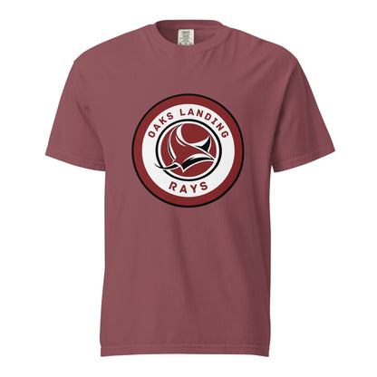 Signature | Comfort Colors T-Shirt | OAKS LANDING RAYS | Badge Logo