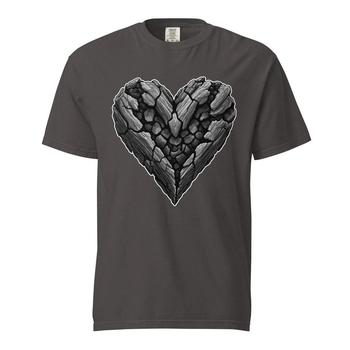 Signature | Comfort Colors T-Shirt | Obsidian Heartbeat | Emblem Logo