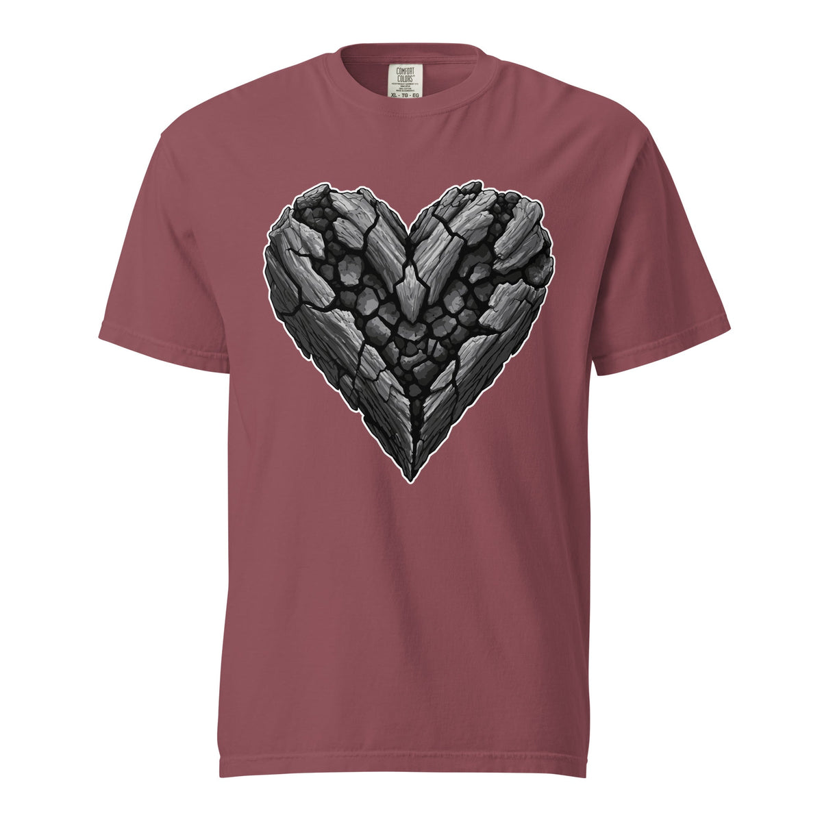 Signature | Comfort Colors T-Shirt | Obsidian Heartbeat | Emblem Logo