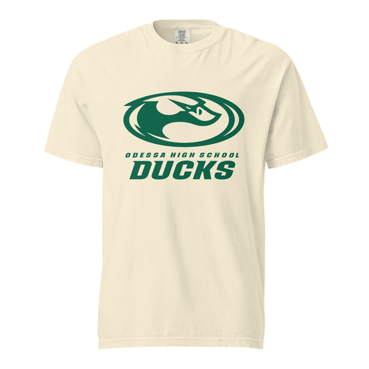 Signature | Comfort Colors T-Shirt | Odessa Girls Lacrosse | Ducks Green Logo