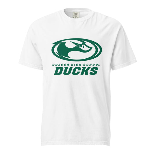 Signature | Comfort Colors T-Shirt | Odessa Girls Lacrosse | Ducks Green Logo