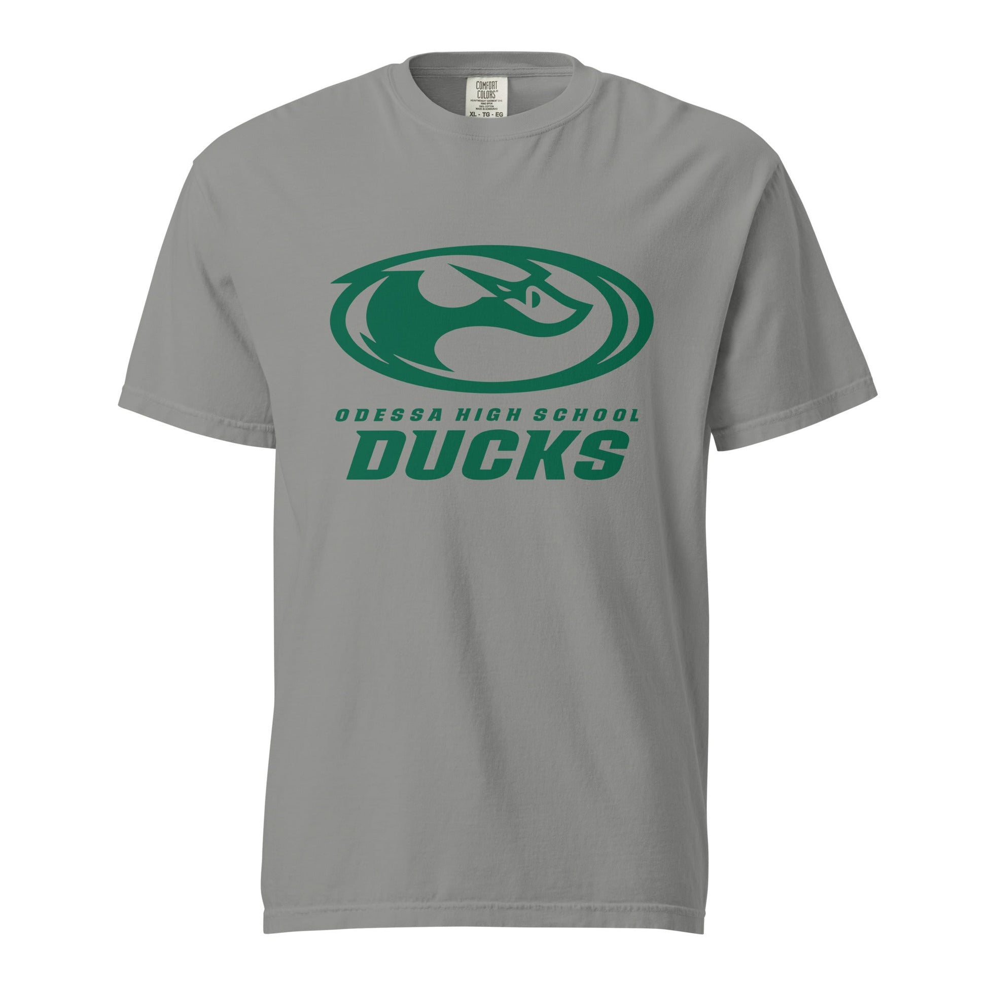 Signature | Comfort Colors T-Shirt | Odessa Girls Lacrosse | Ducks Green Logo