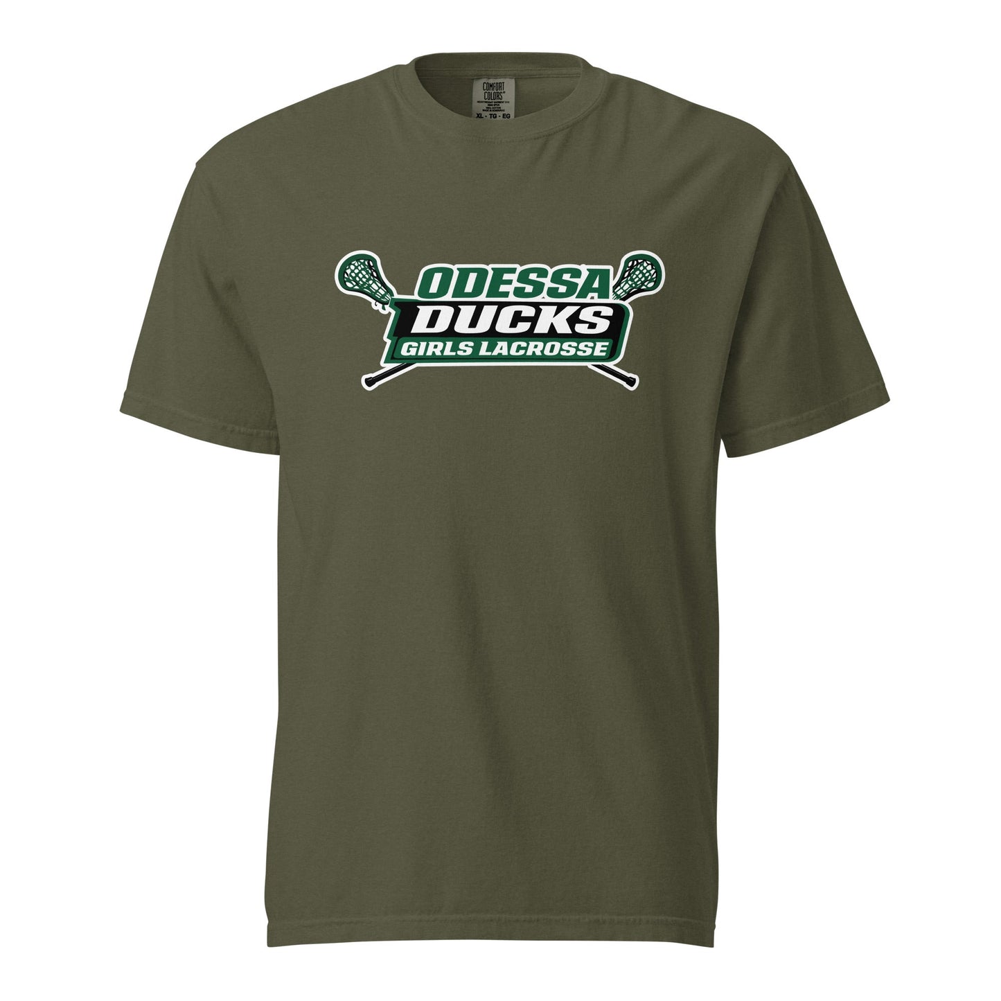Signature | Comfort Colors T-Shirt | Odessa Girls Lacrosse | Girls LAX Logo
