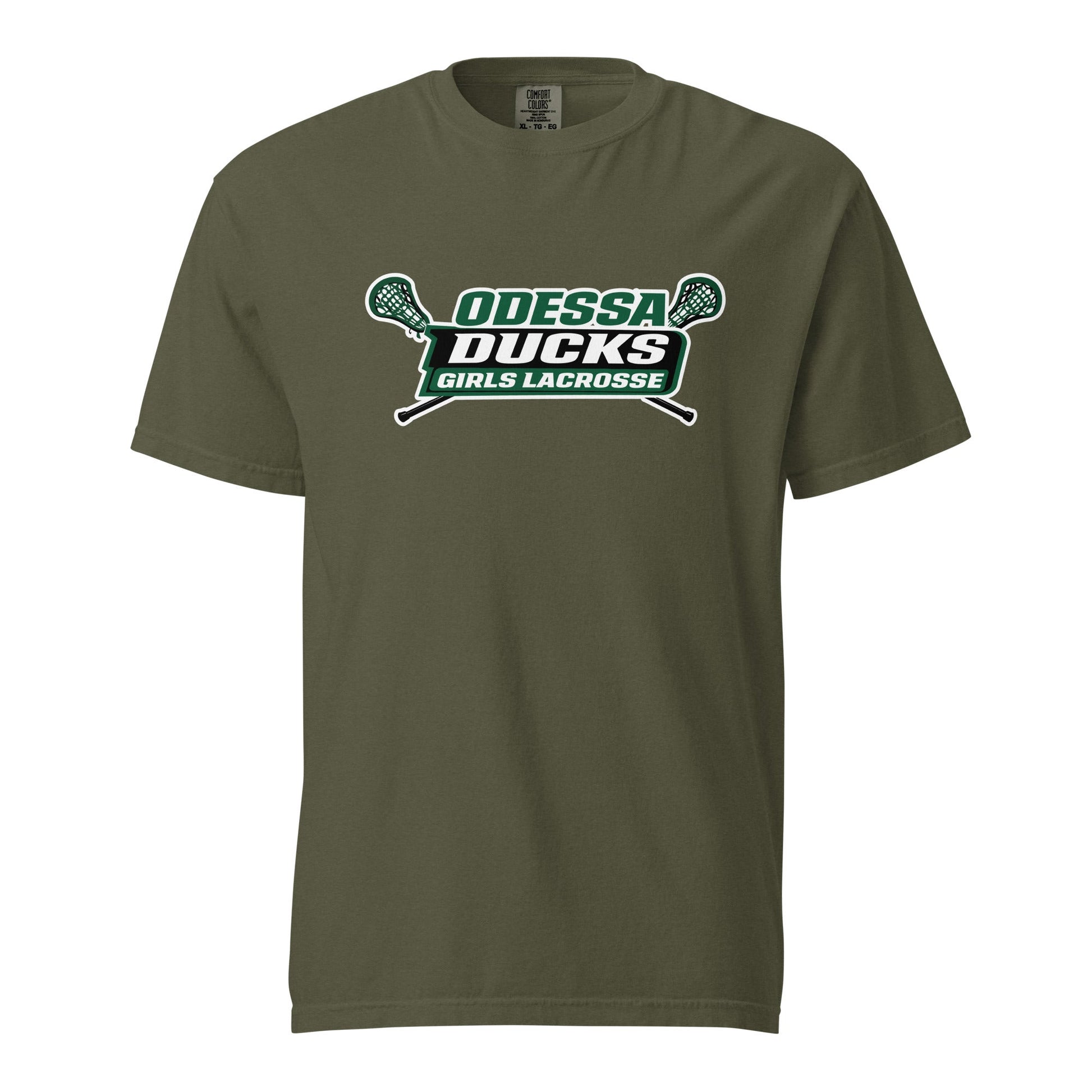 Signature | Comfort Colors T-Shirt | Odessa Girls Lacrosse | Girls LAX Logo