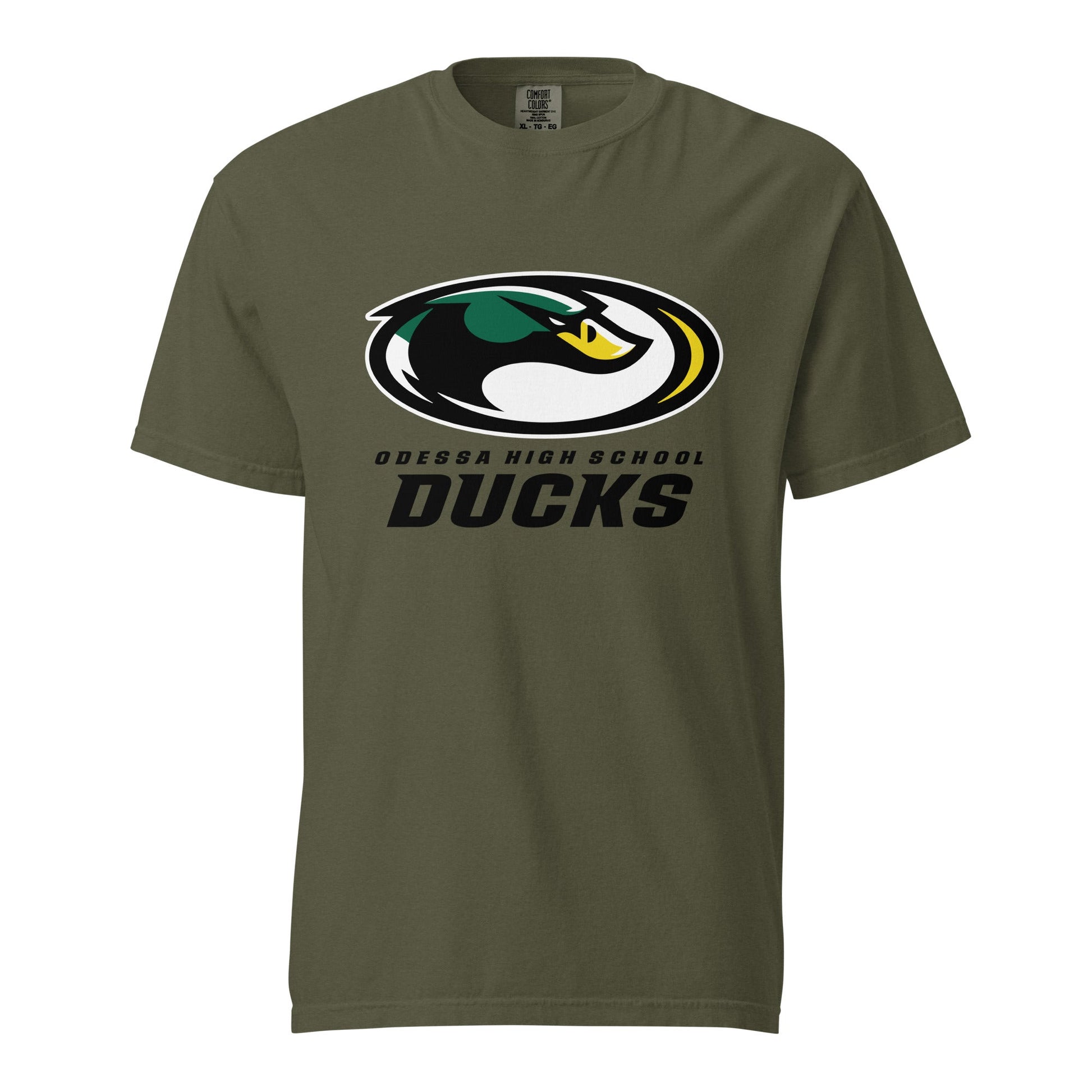 Signature | Comfort Colors T-Shirt | Odessa Girls Lacrosse | ODH Ducks Logo
