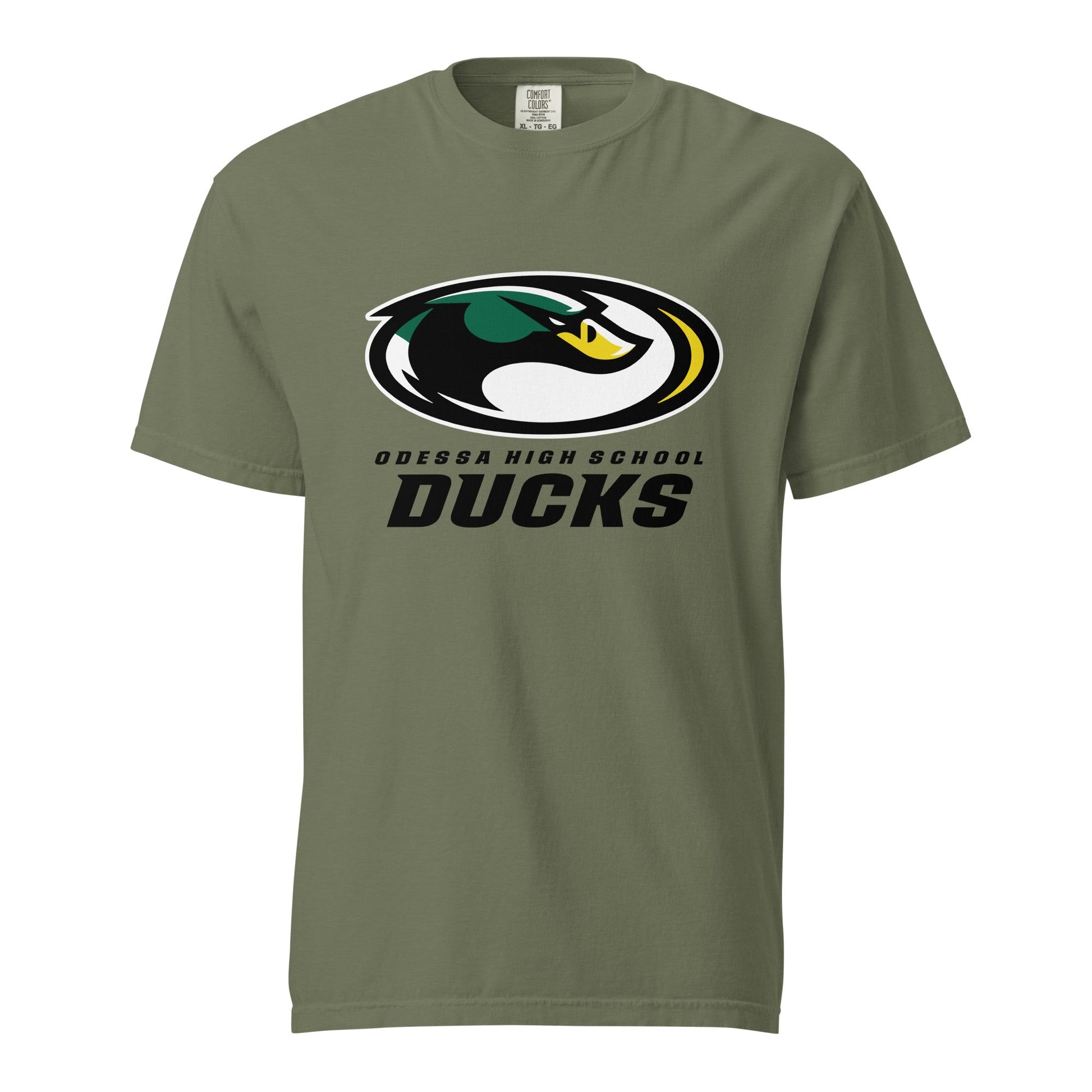 Signature | Comfort Colors T-Shirt | Odessa Girls Lacrosse | ODH Ducks Logo