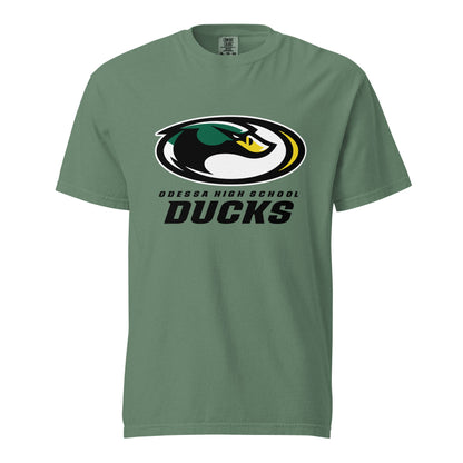 Signature | Comfort Colors T-Shirt | Odessa Girls Lacrosse | ODH Ducks Logo