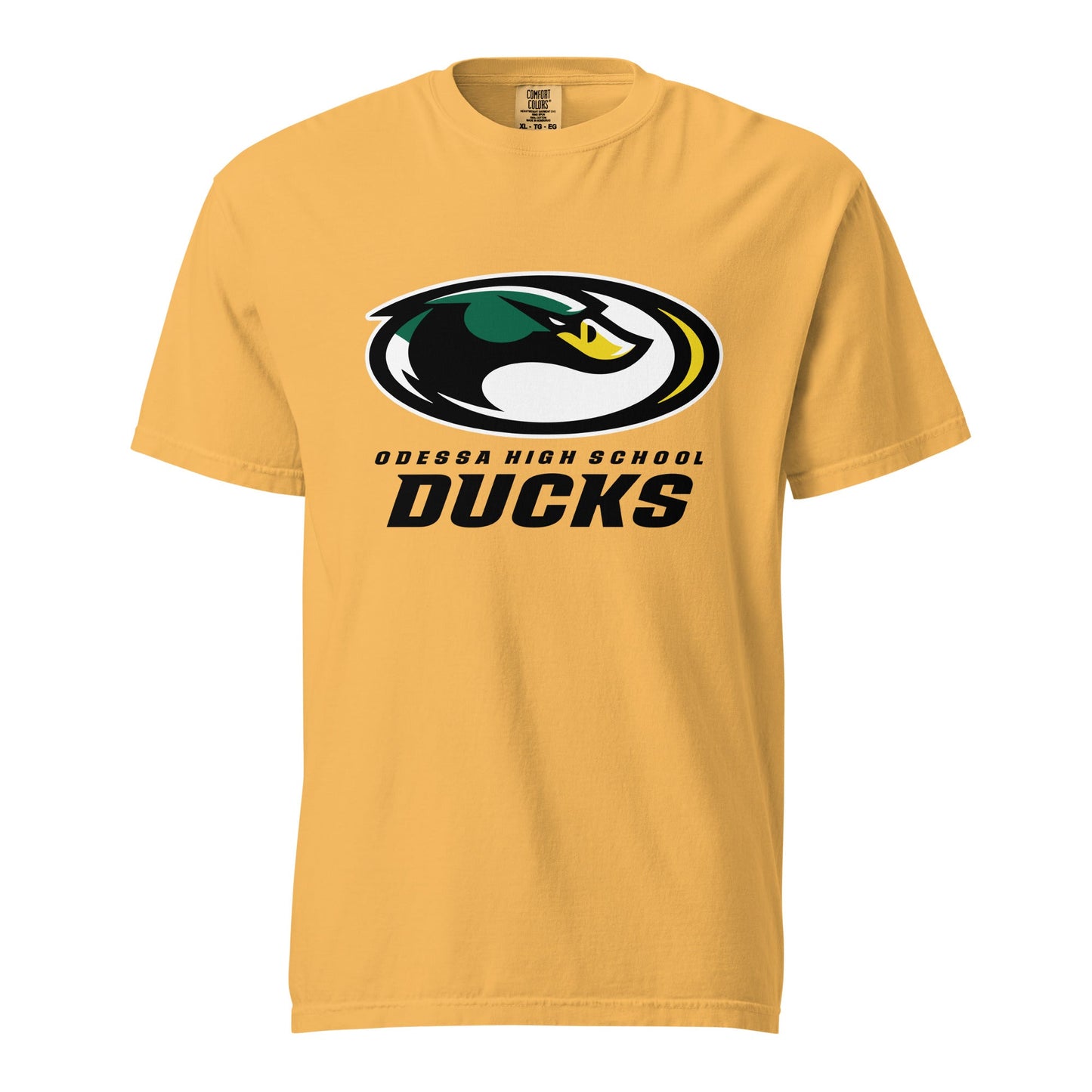 Signature | Comfort Colors T-Shirt | Odessa Girls Lacrosse | ODH Ducks Logo