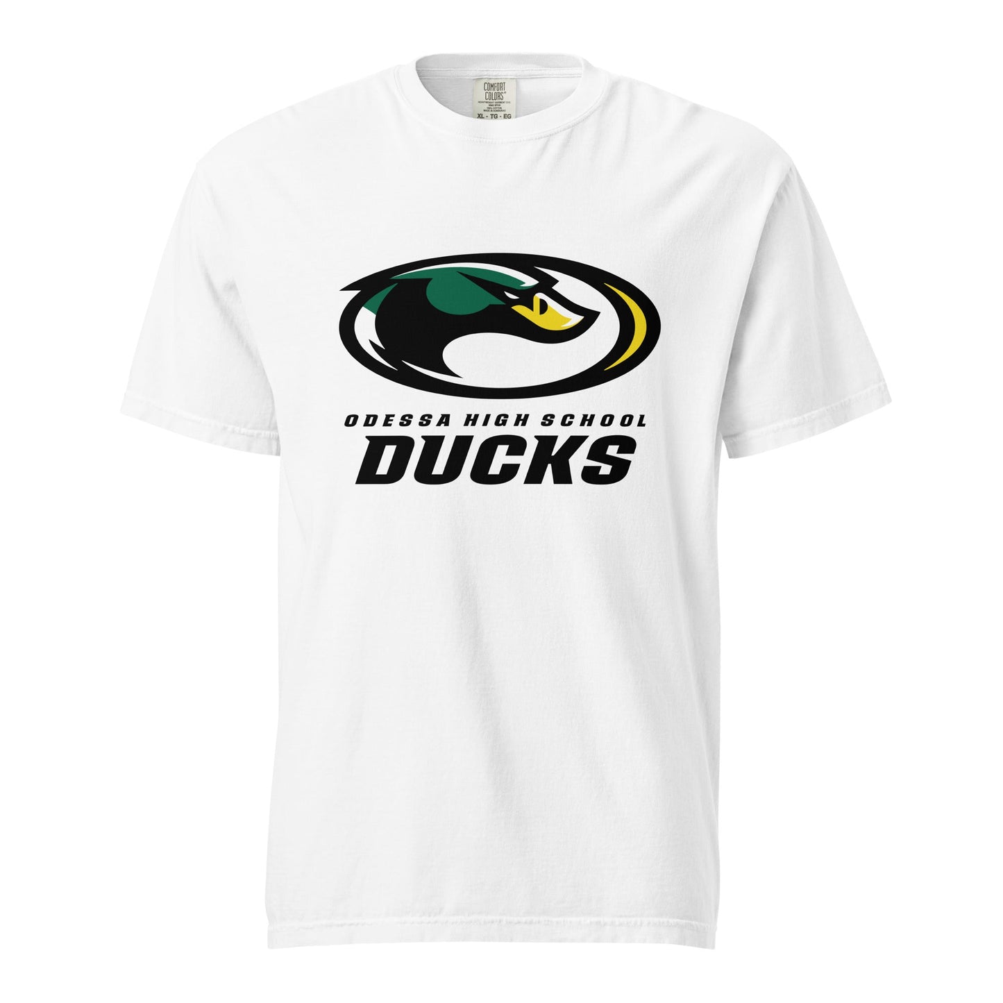 Signature | Comfort Colors T-Shirt | Odessa Girls Lacrosse | ODH Ducks Logo