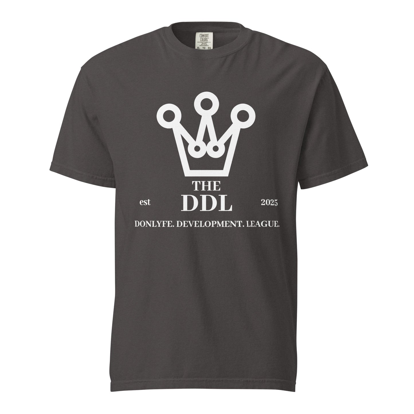 Signature | Comfort Colors T-Shirt | Official DDL Merchandise | Crest Logo